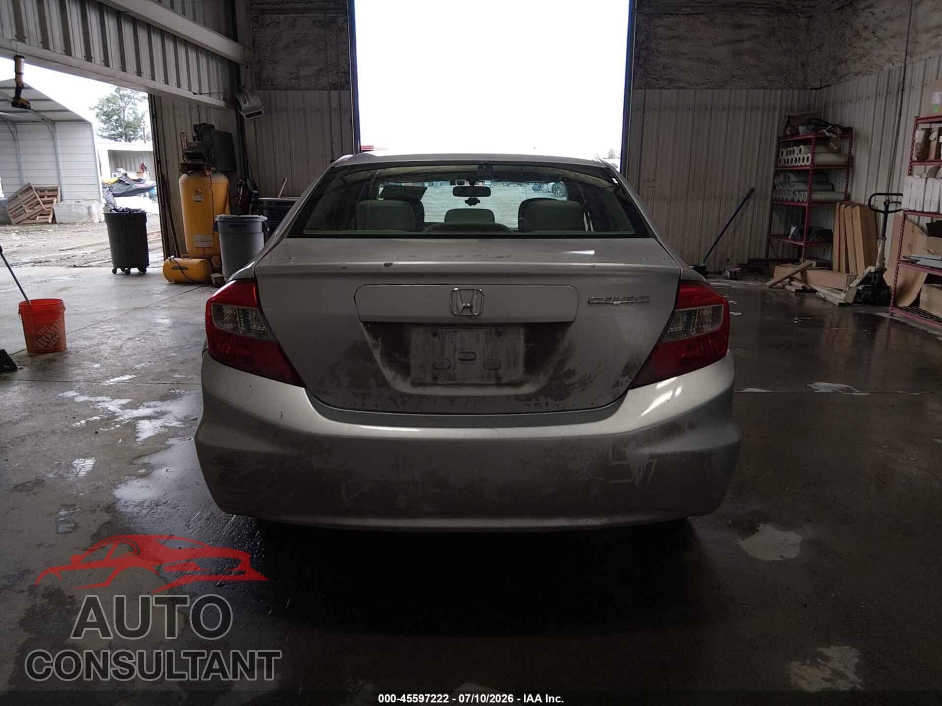 HONDA CIVIC 2012 - 2HGFB2F8XCH310848