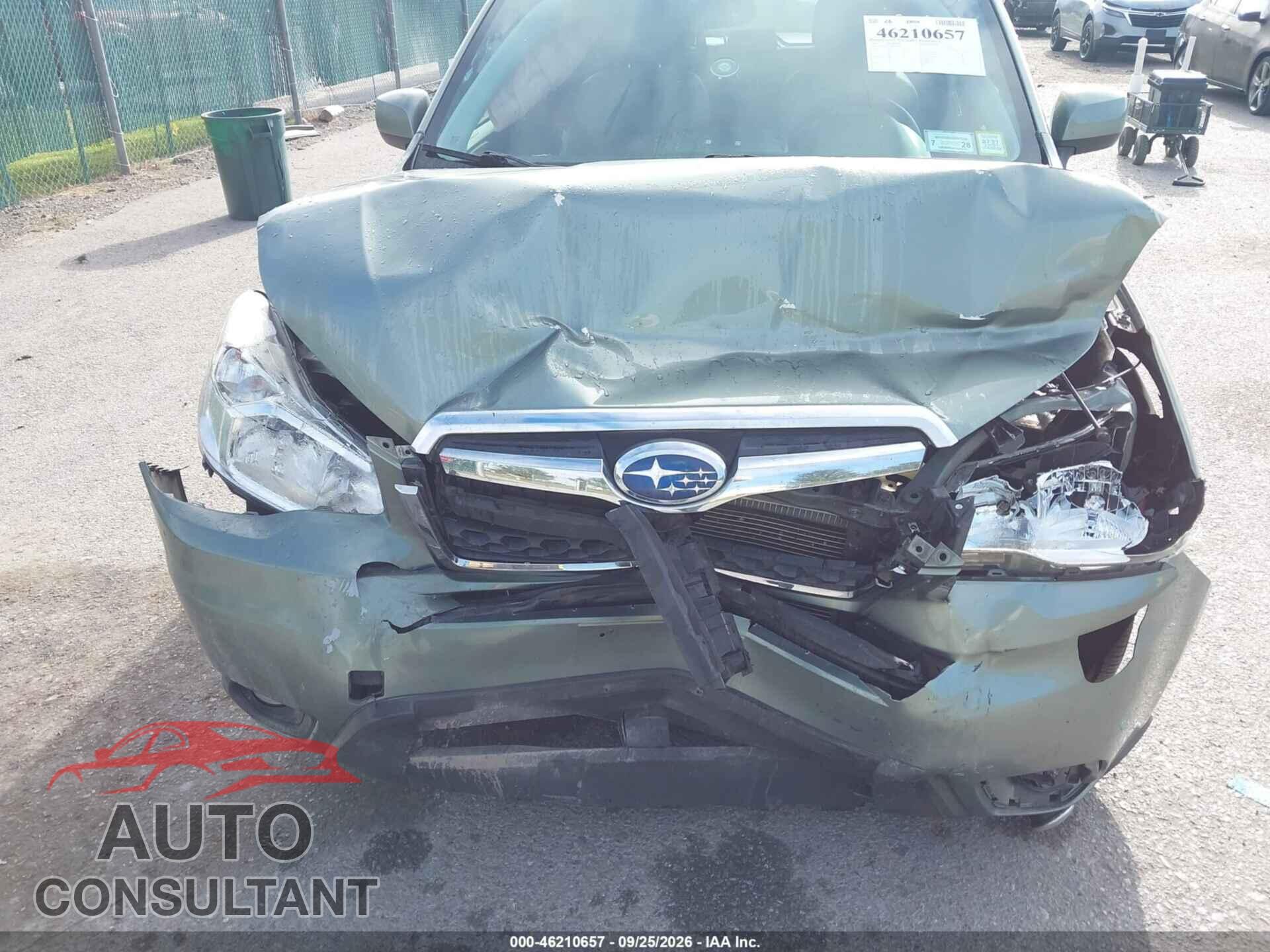 SUBARU FORESTER 2015 - JF2SJAKC3FH831734