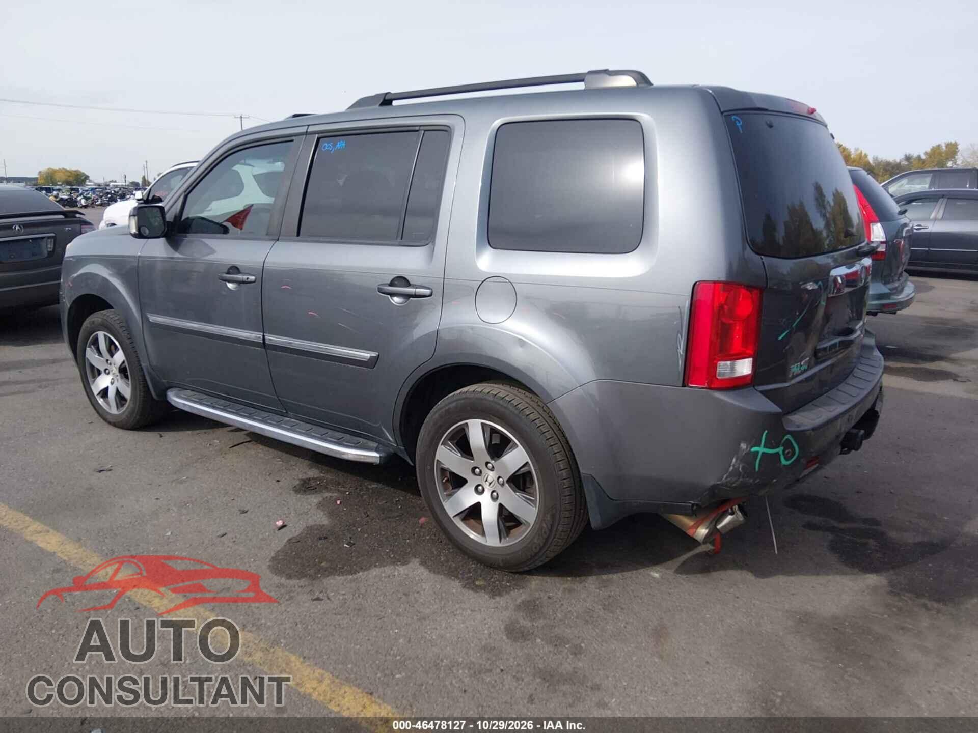 HONDA PILOT 2012 - 5FNYF3H99CB020632