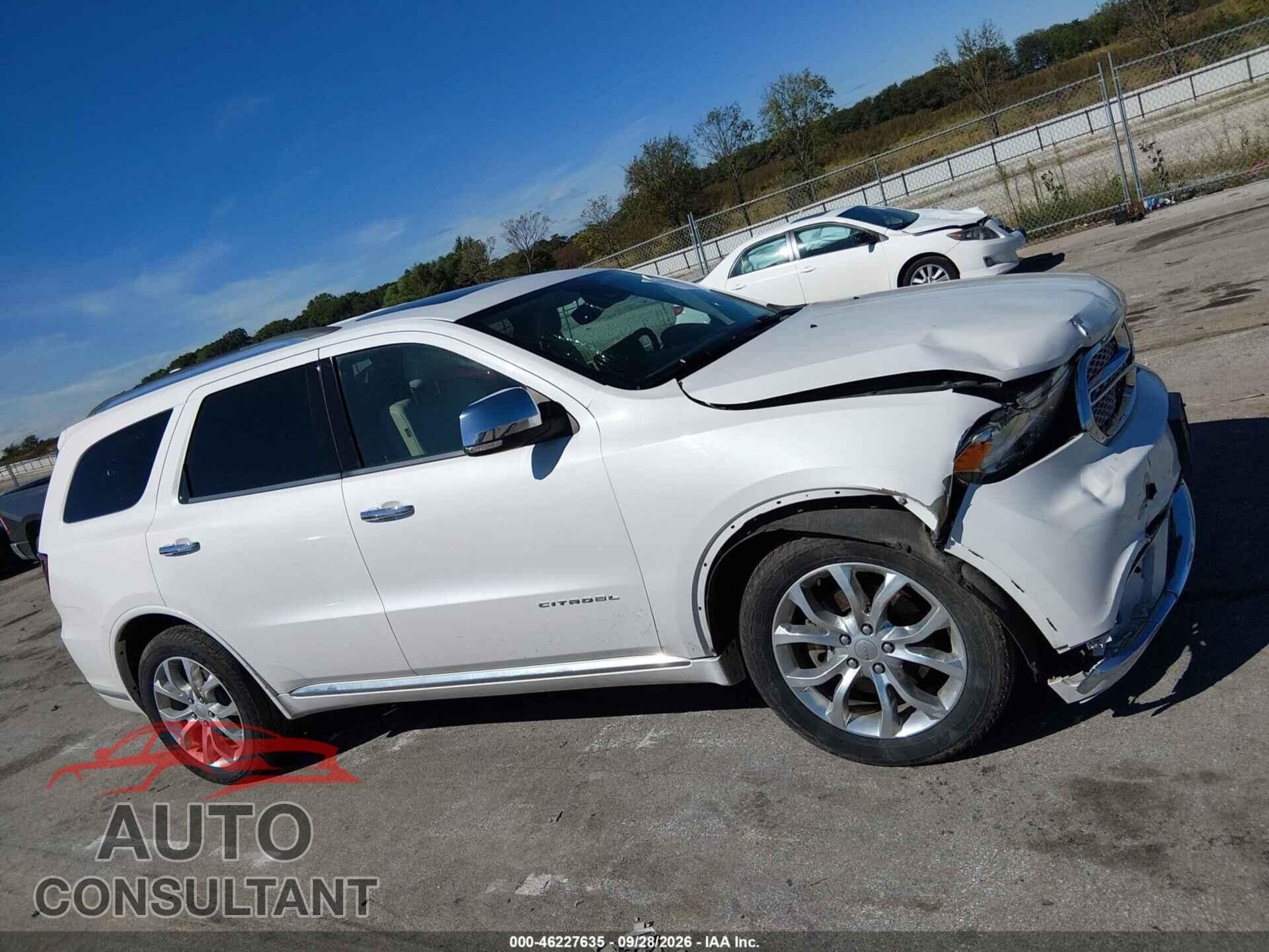 DODGE DURANGO 2017 - 1C4RDJEG9HC839601