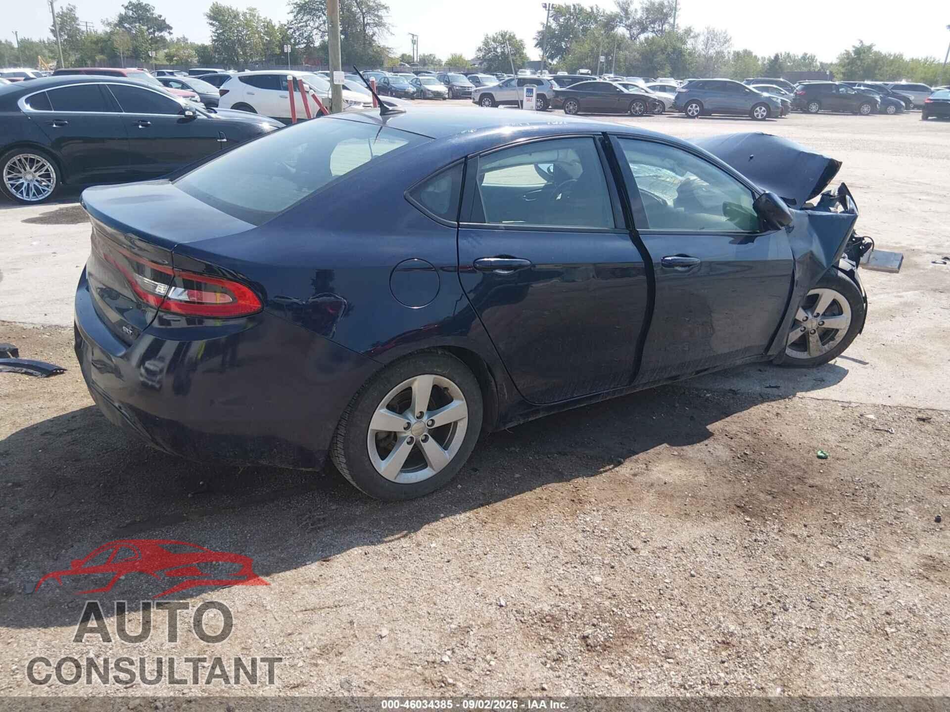 DODGE DART 2015 - 1C3CDFBB2FD315486