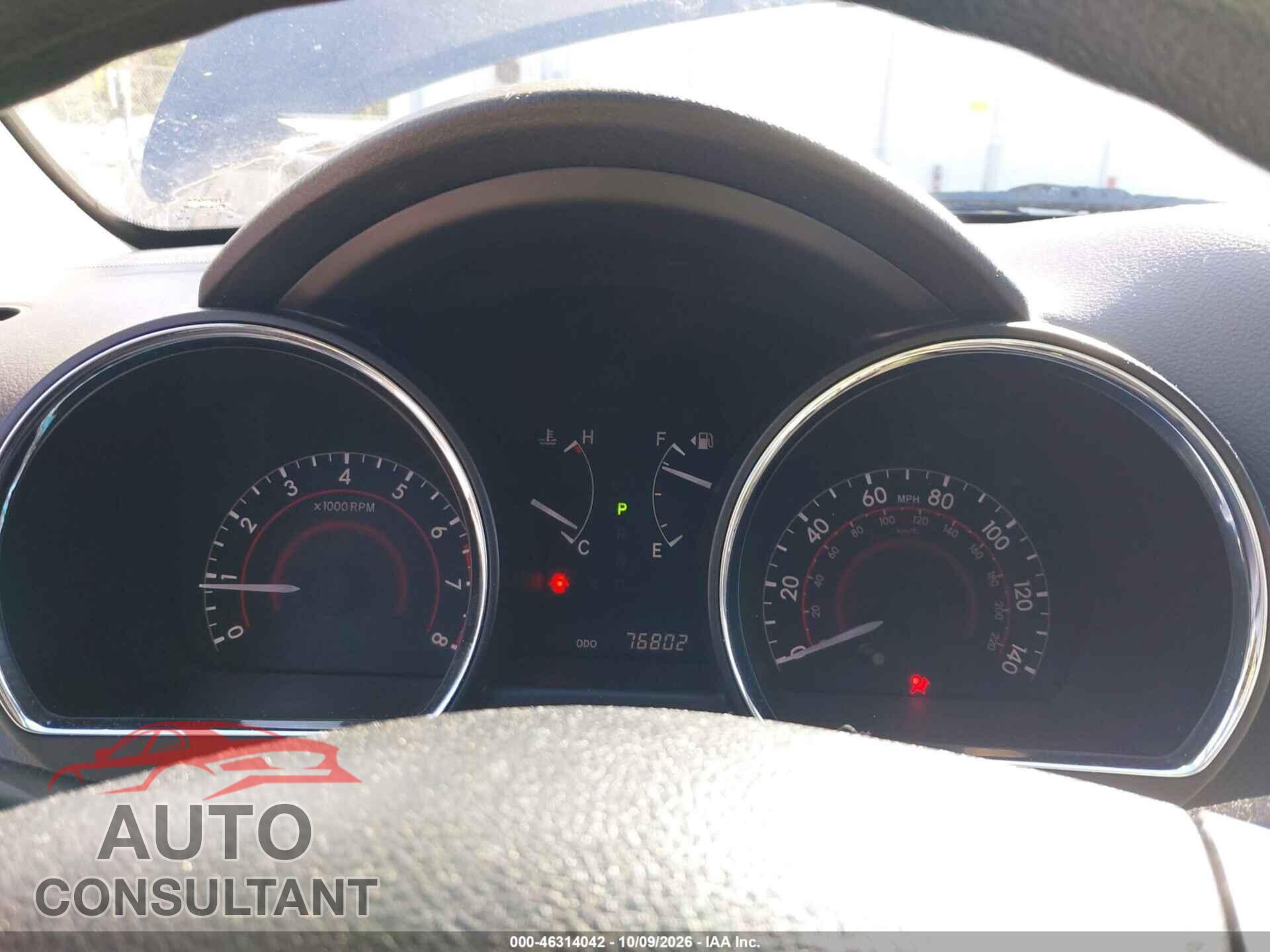 TOYOTA HIGHLANDER 2012 - 5TDBK3EH8CS094536