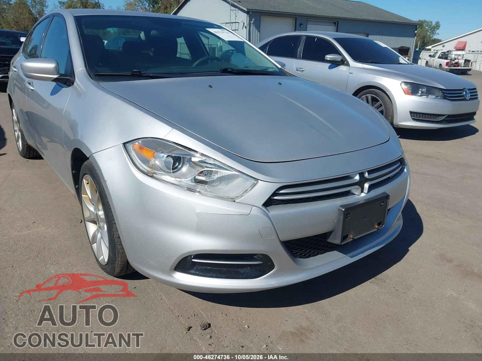 DODGE DART 2013 - 1C3CDFBA7DD186035