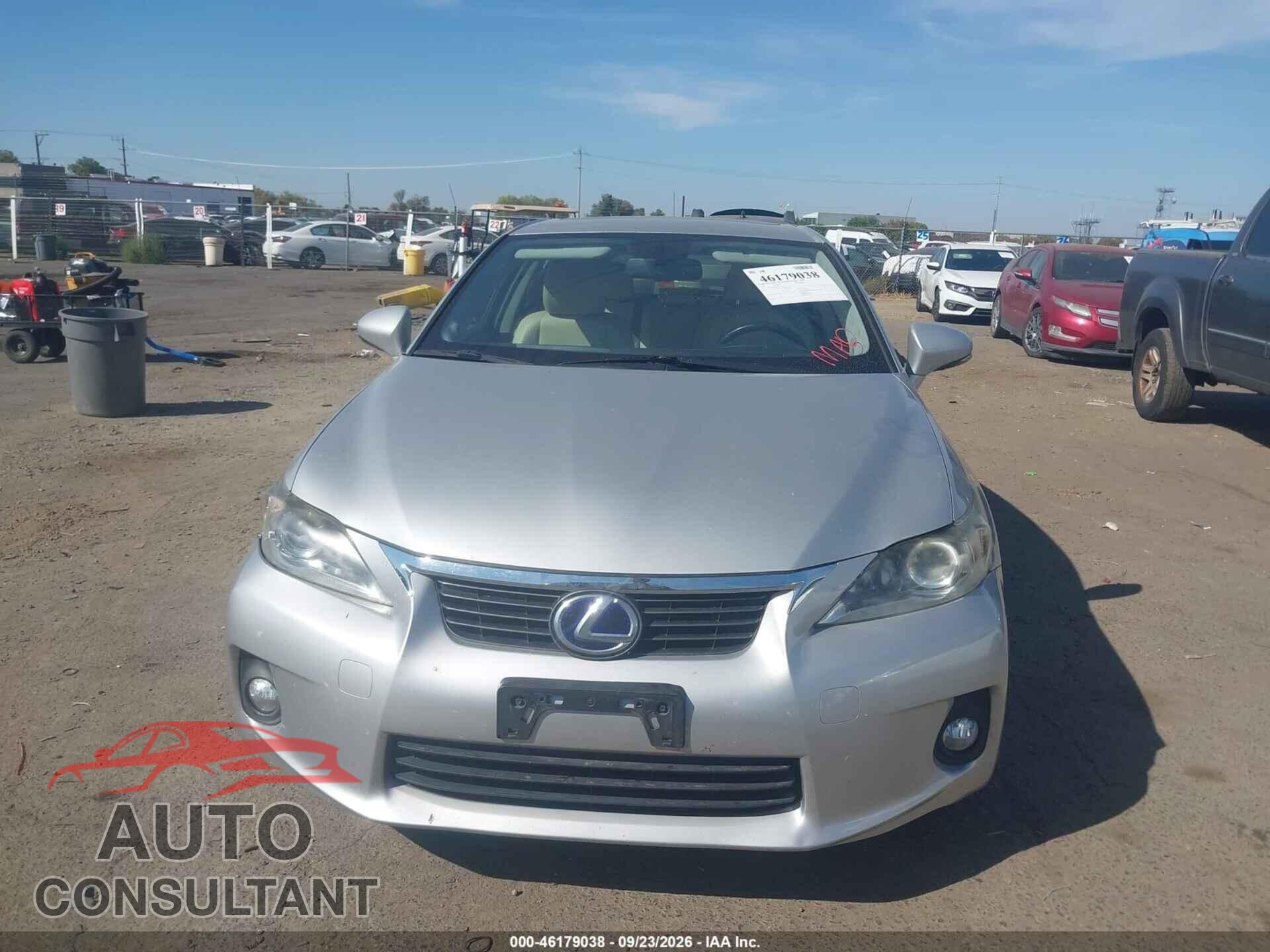 LEXUS CT 200H 2011 - JTHKD5BH2B2033665