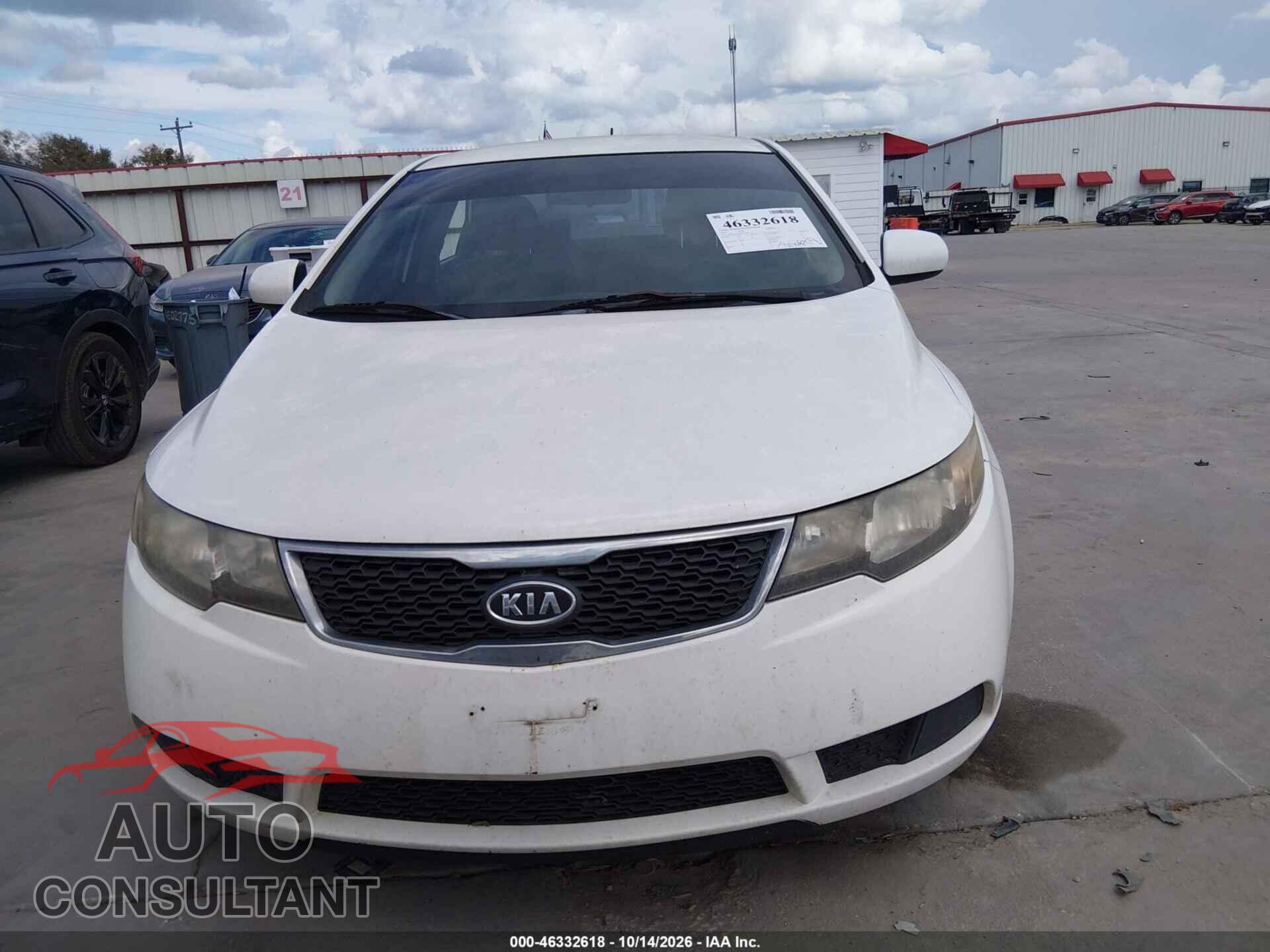 KIA FORTE 2011 - KNAFT4A24B5378169