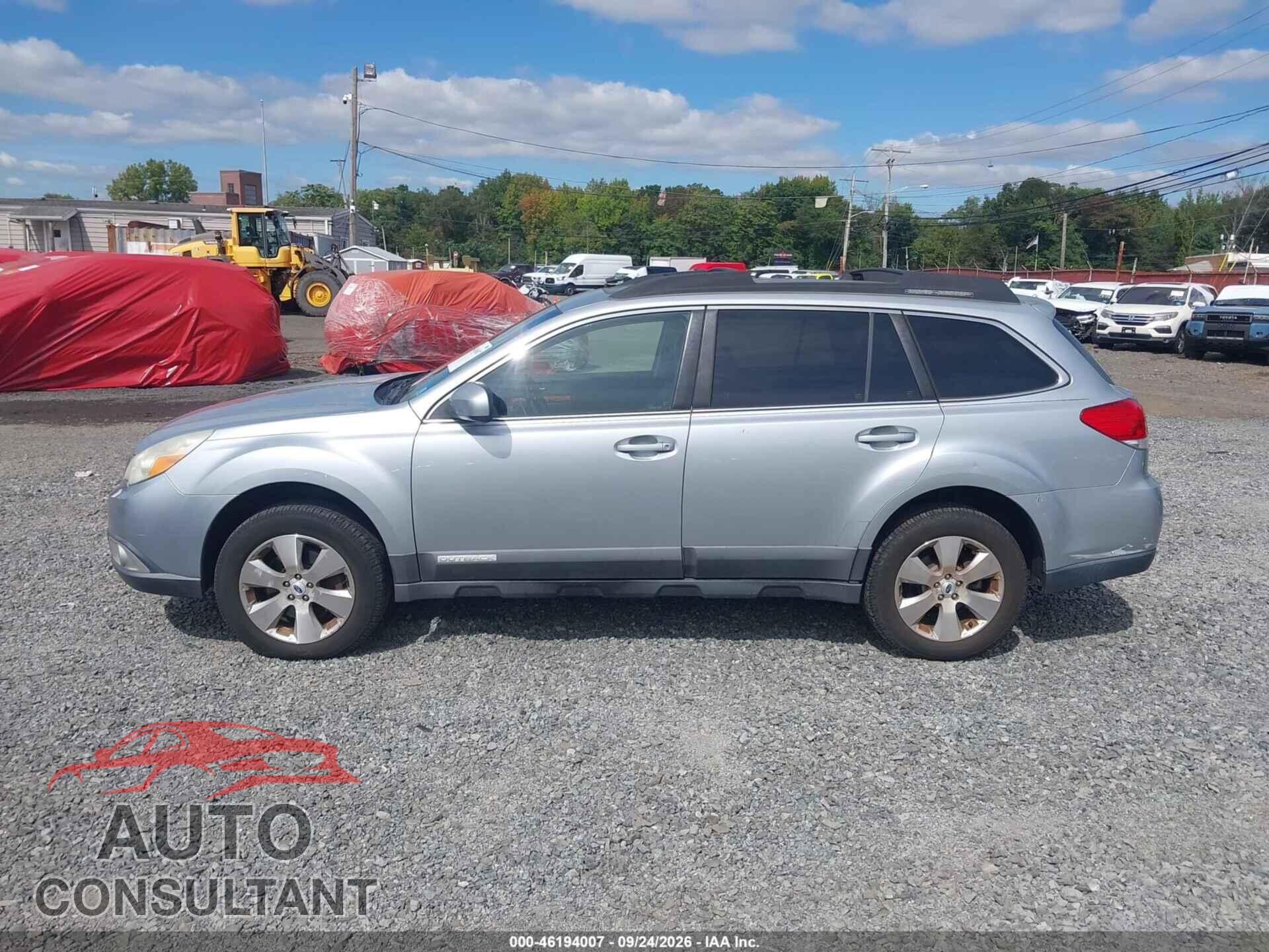 SUBARU OUTBACK 2012 - 4S4BRDKC9C2254792