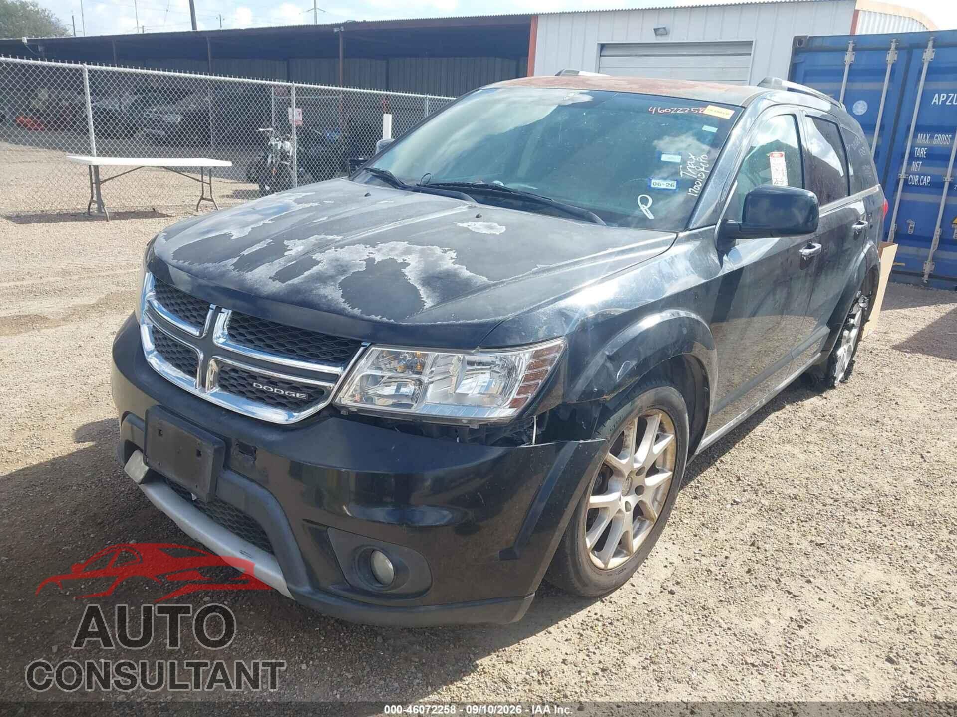 DODGE JOURNEY 2012 - 3C4PDCDG2CT170010