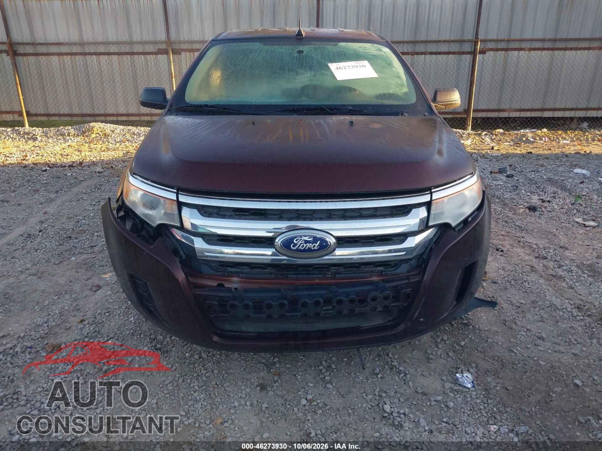 FORD EDGE 2012 - 2FMDK3G99CBA66384