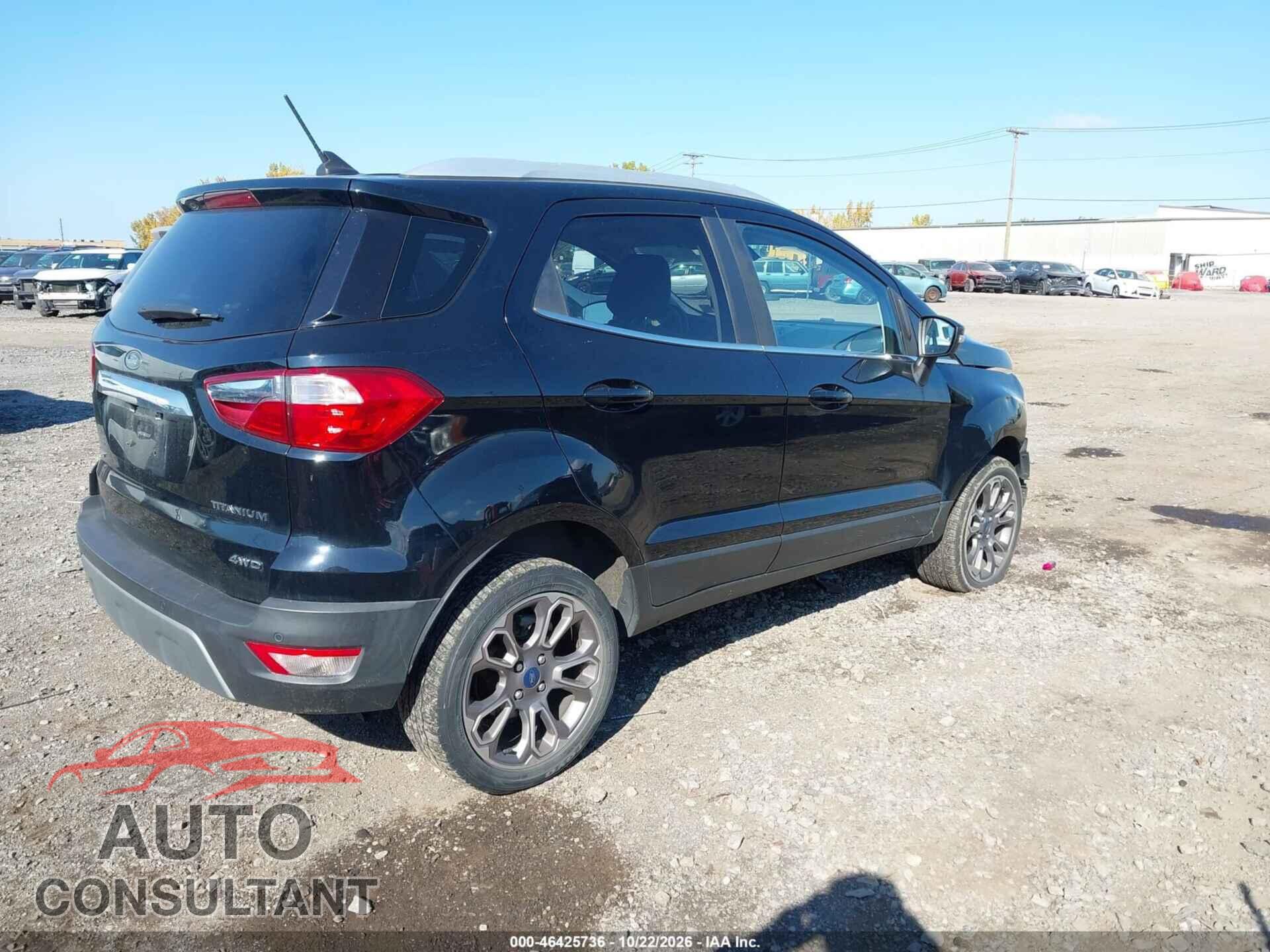FORD ECOSPORT 2020 - MAJ6S3KL6LC321577