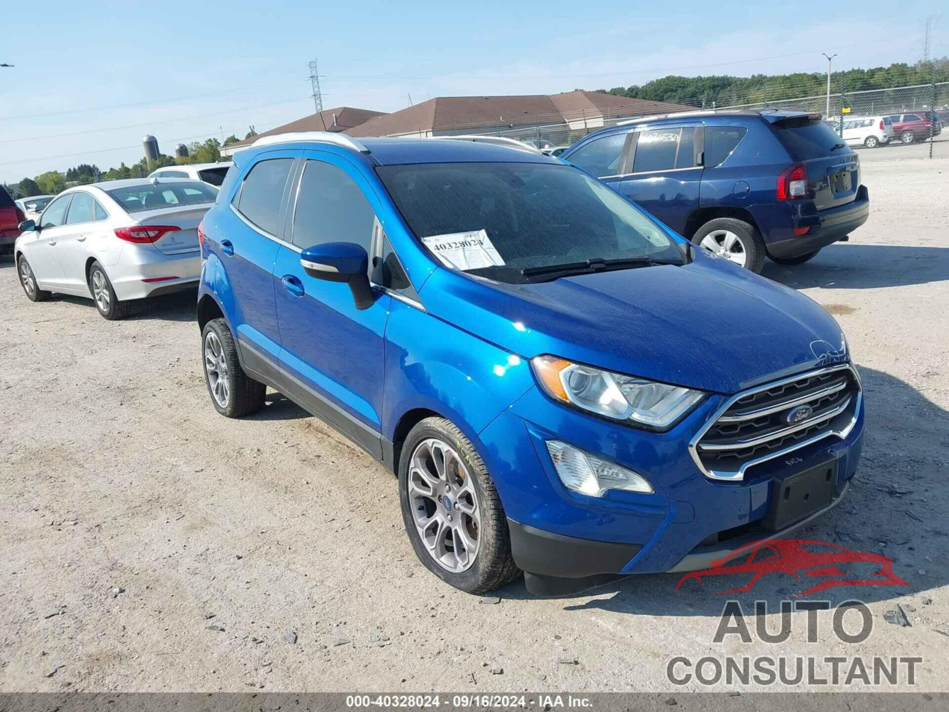 FORD ECOSPORT 2020 - MAJ6S3KLXLC321596