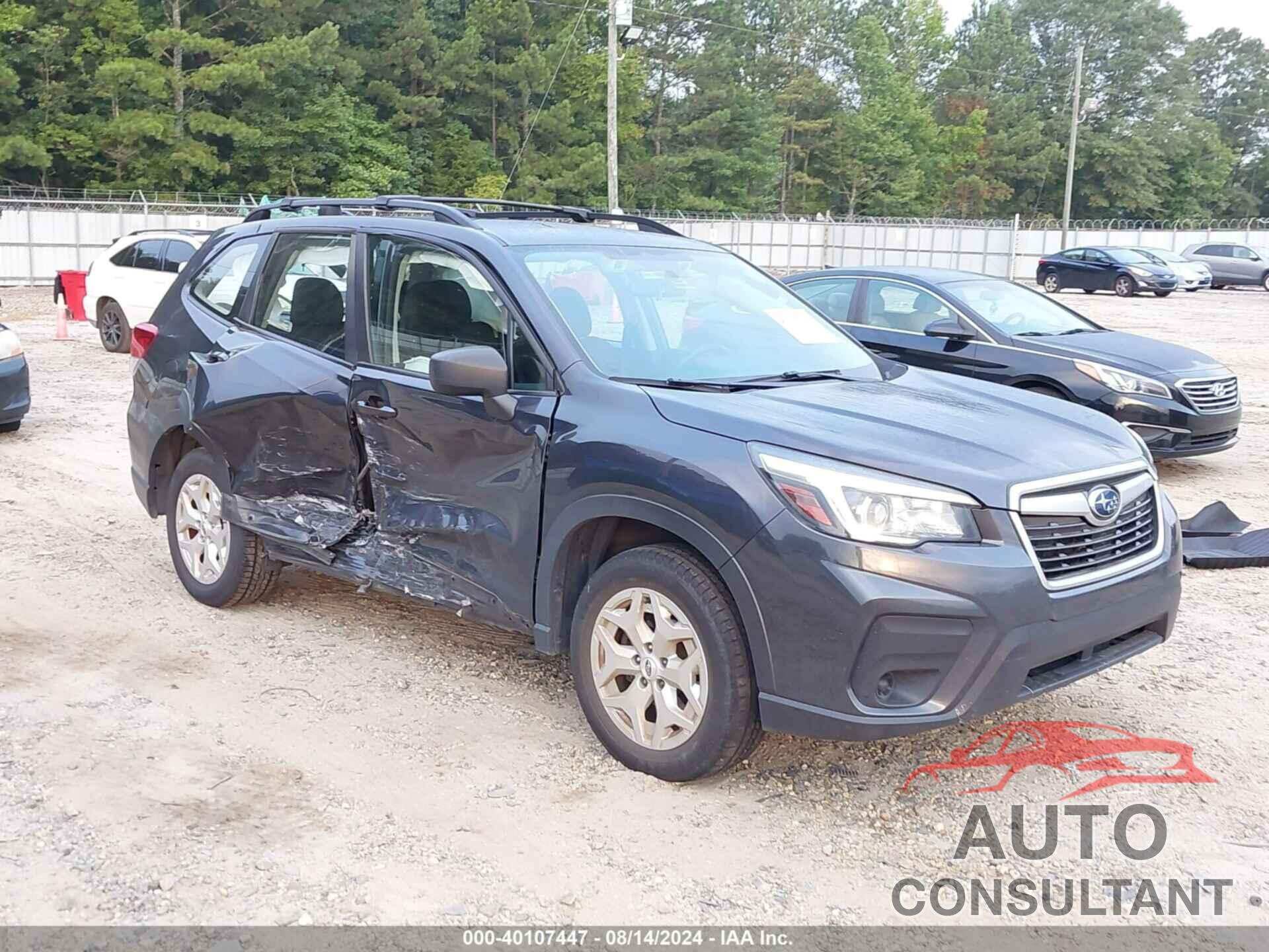 SUBARU FORESTER 2019 - JF2SKACC6KH442981