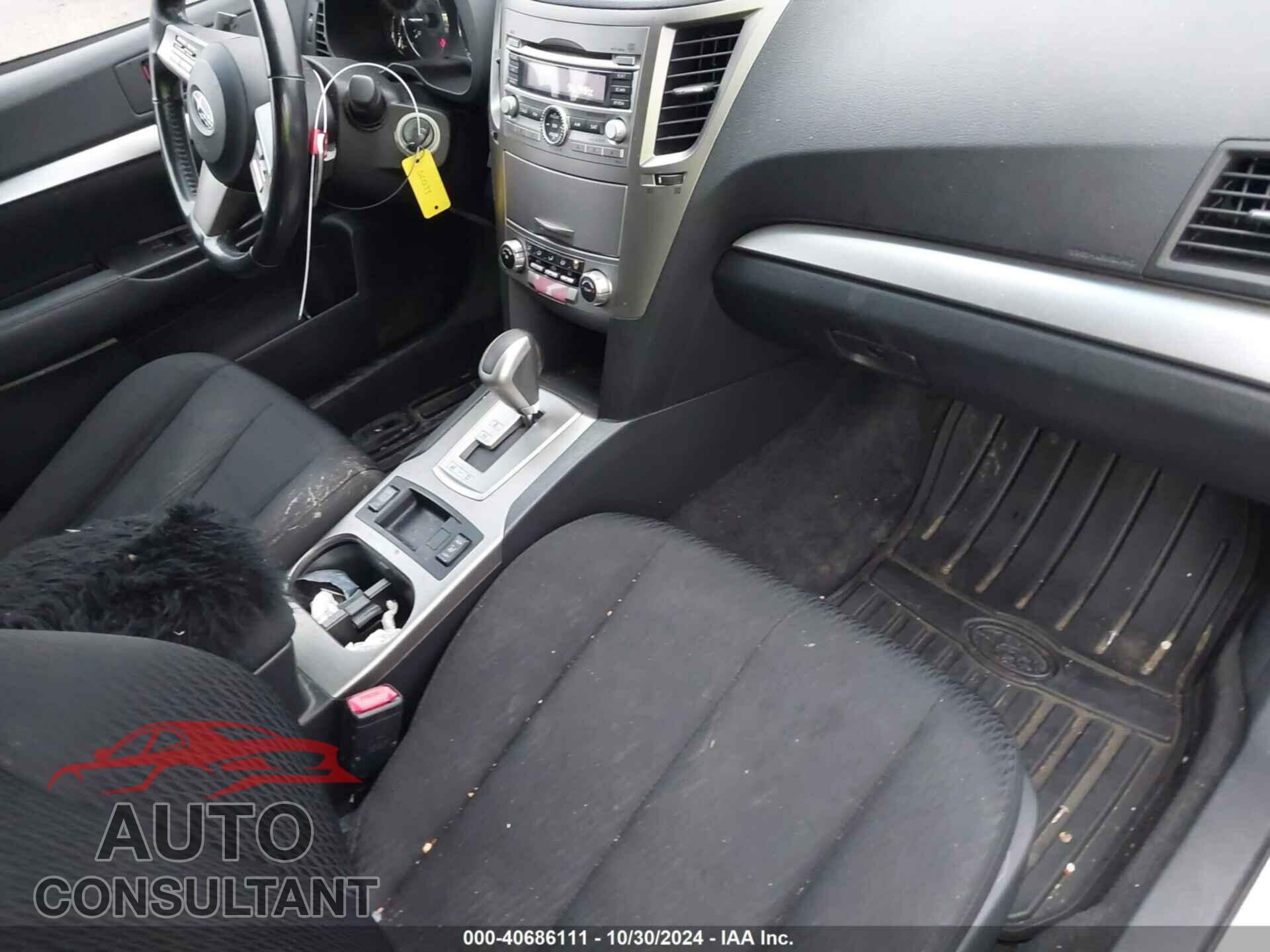 SUBARU OUTBACK 2011 - 4S4BRBCC9B3370876