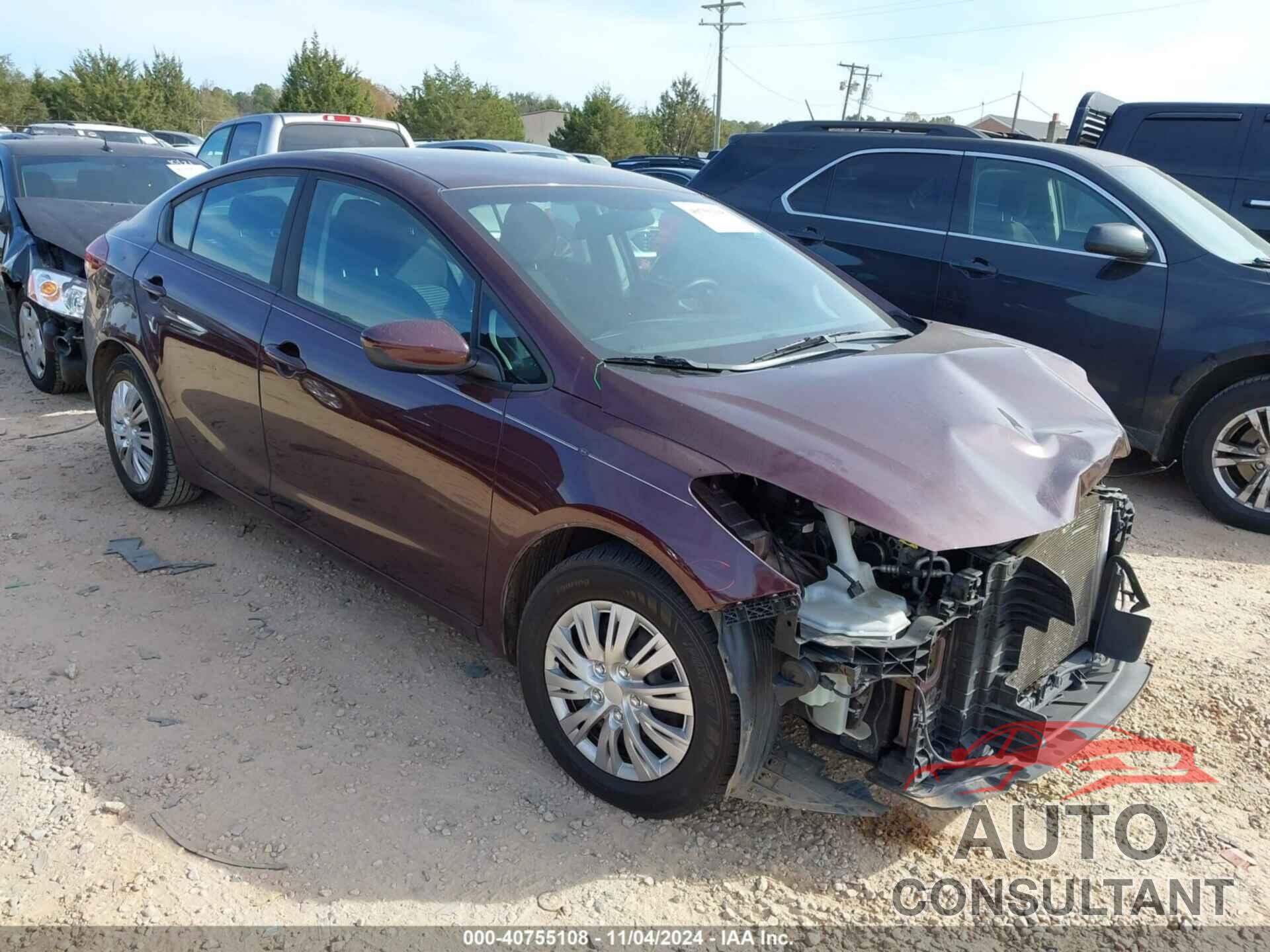 KIA FORTE 2017 - 3KPFL4A75HE097462