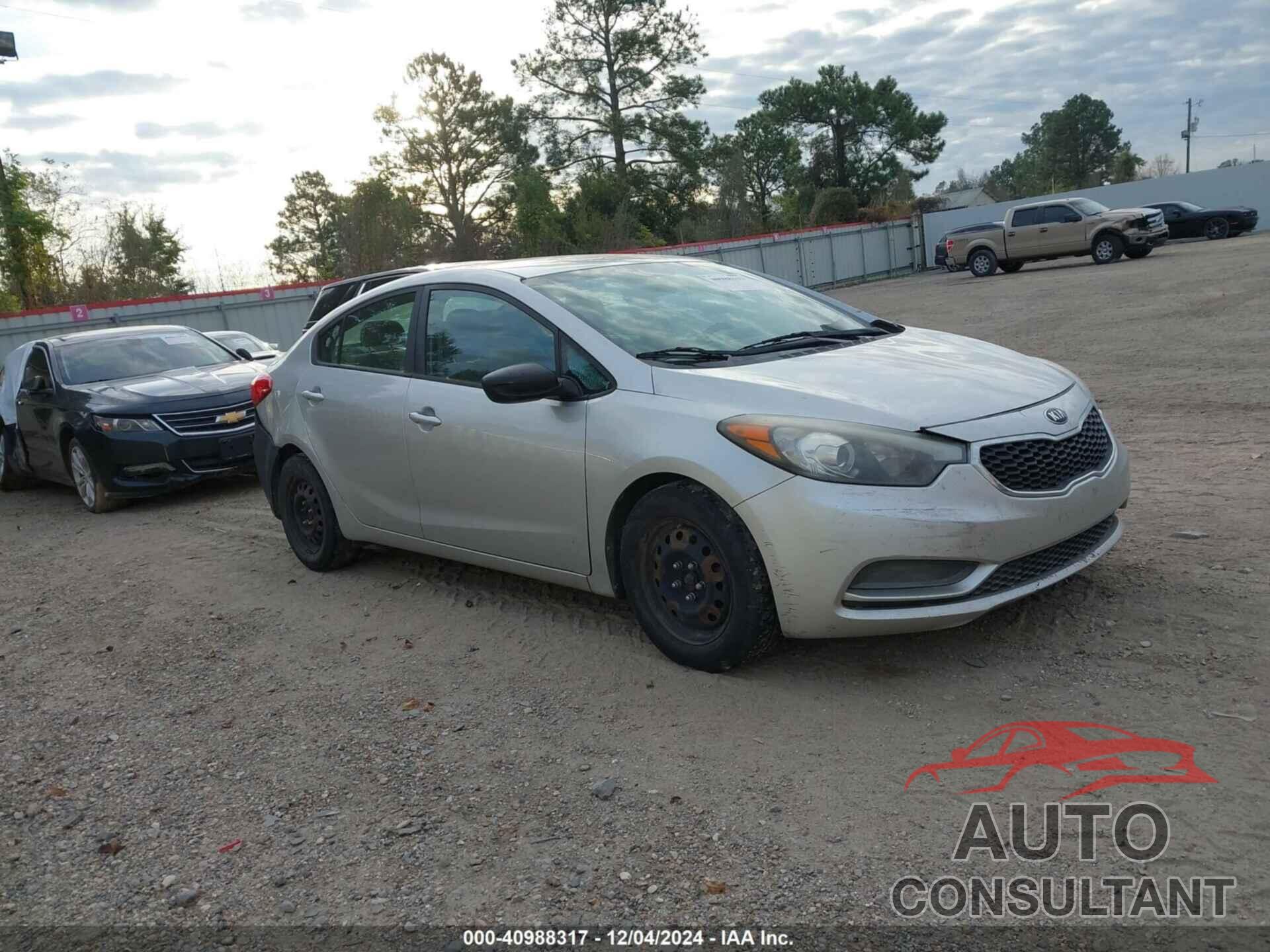 KIA FORTE 2015 - KNAFK4A69F5314298