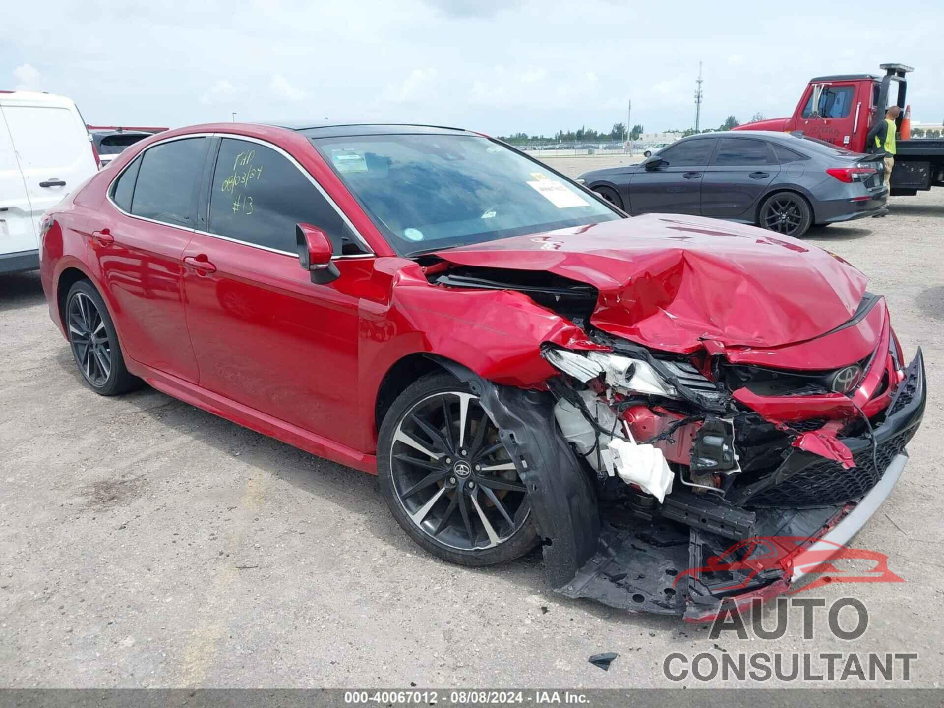 TOYOTA CAMRY 2019 - 4T1B61HKXKU185345