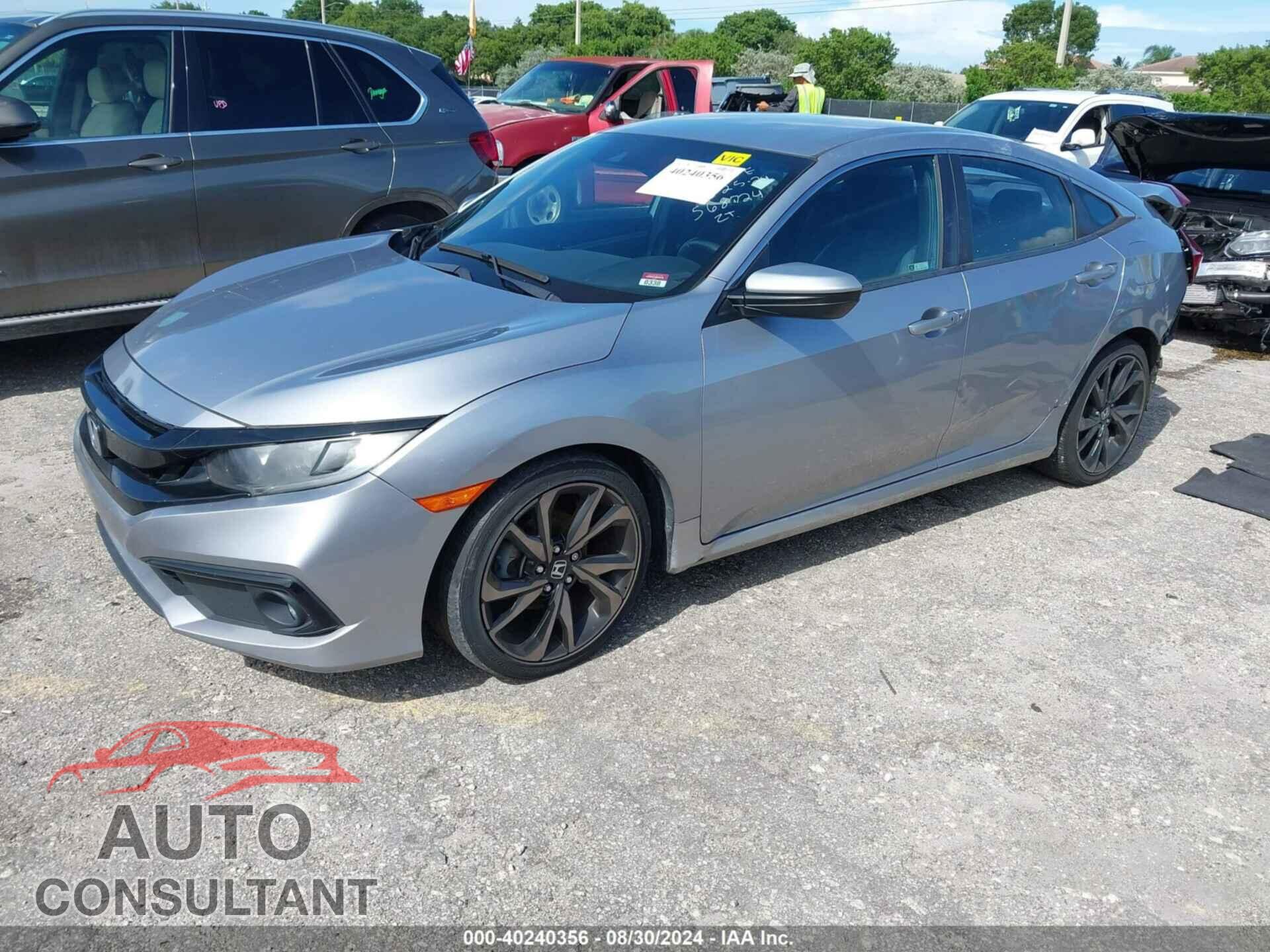 HONDA CIVIC 2019 - 2HGFC2F85KH568724