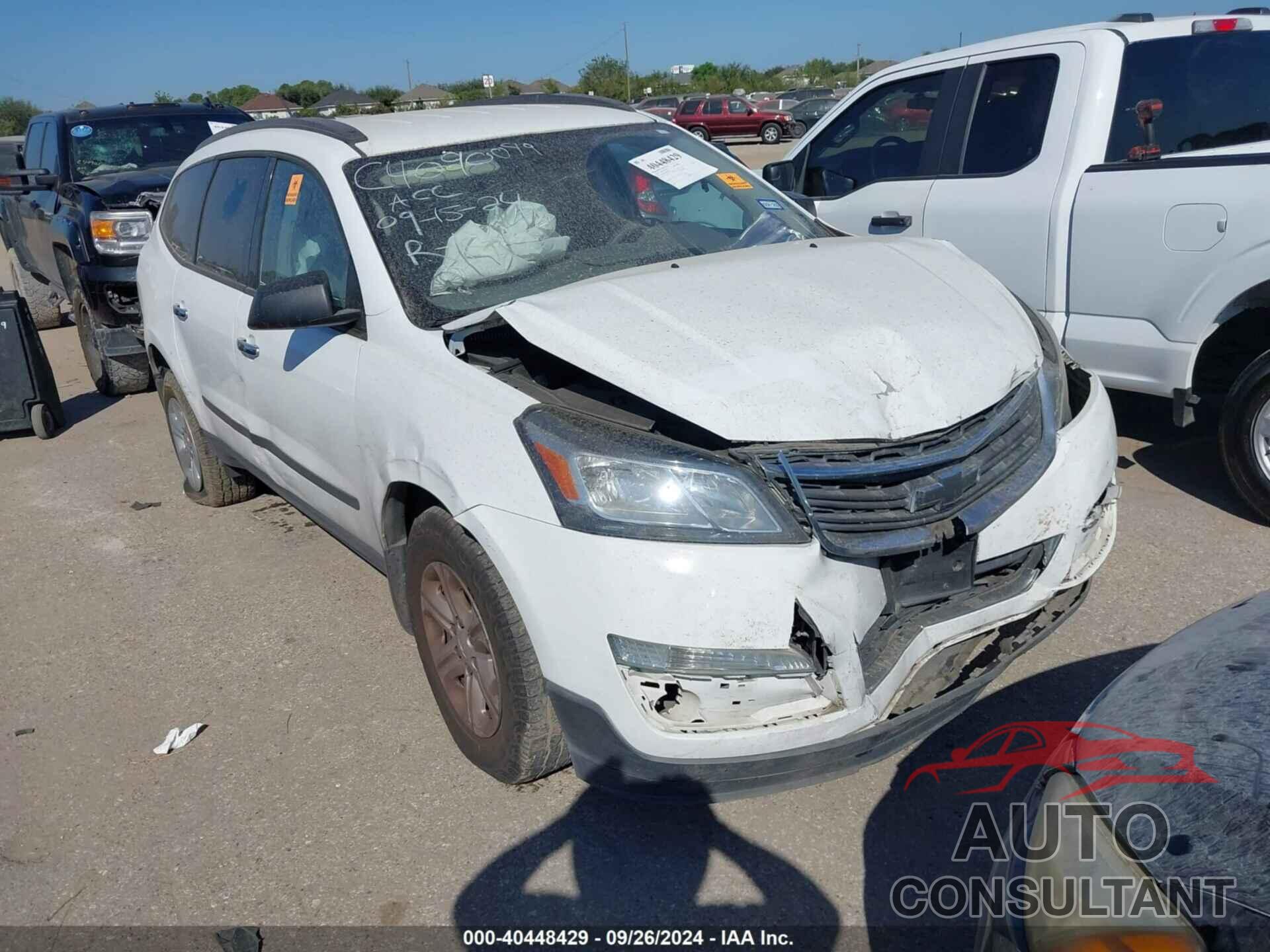 CHEVROLET TRAVERSE 2016 - 1GNKRFKD0GJ283061
