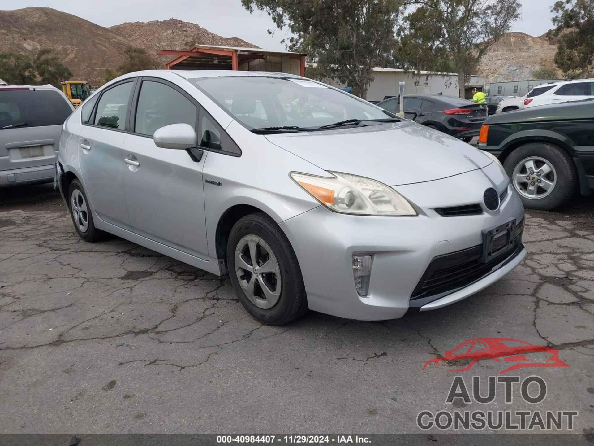 TOYOTA PRIUS 2012 - JTDKN3DU7C5403411