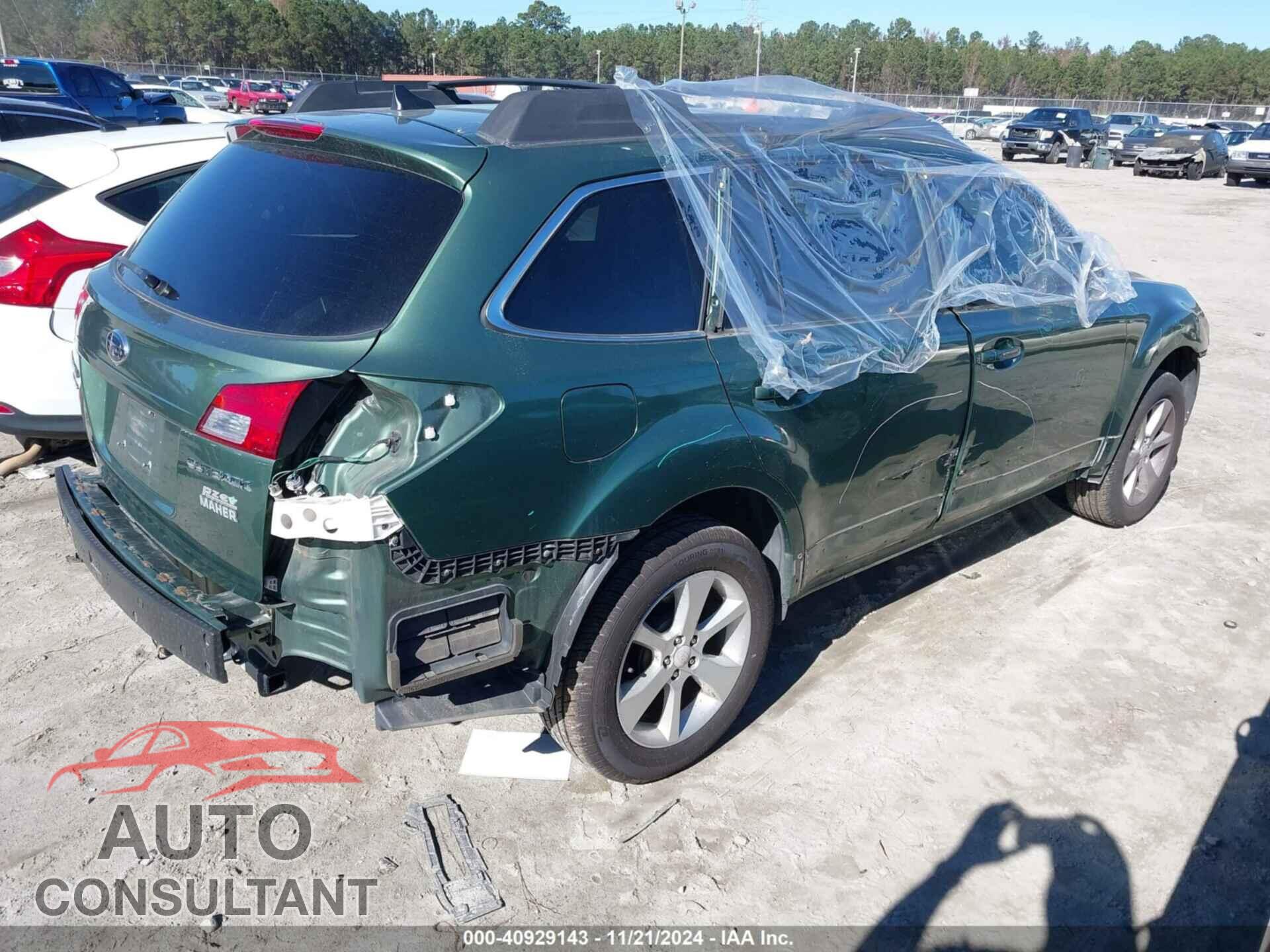 SUBARU OUTBACK 2014 - 4S4BRBCC2E3204834