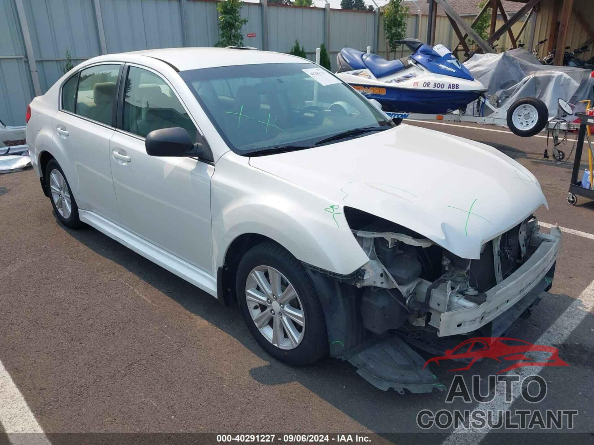 SUBARU LEGACY 2011 - 4S3BMBC62B3255338