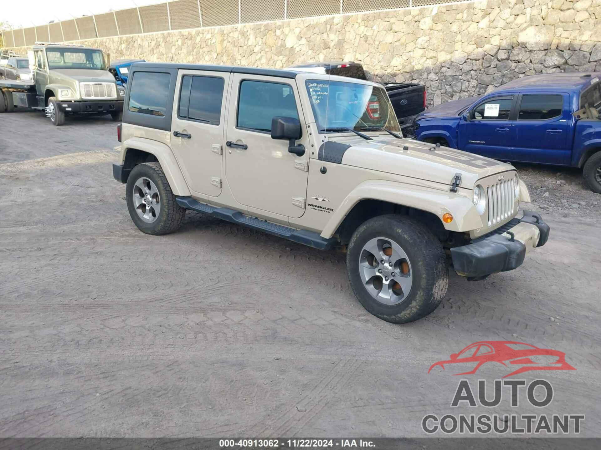 JEEP WRANGLER UNLIMITED 2017 - 1C4BJWEG3HL636582