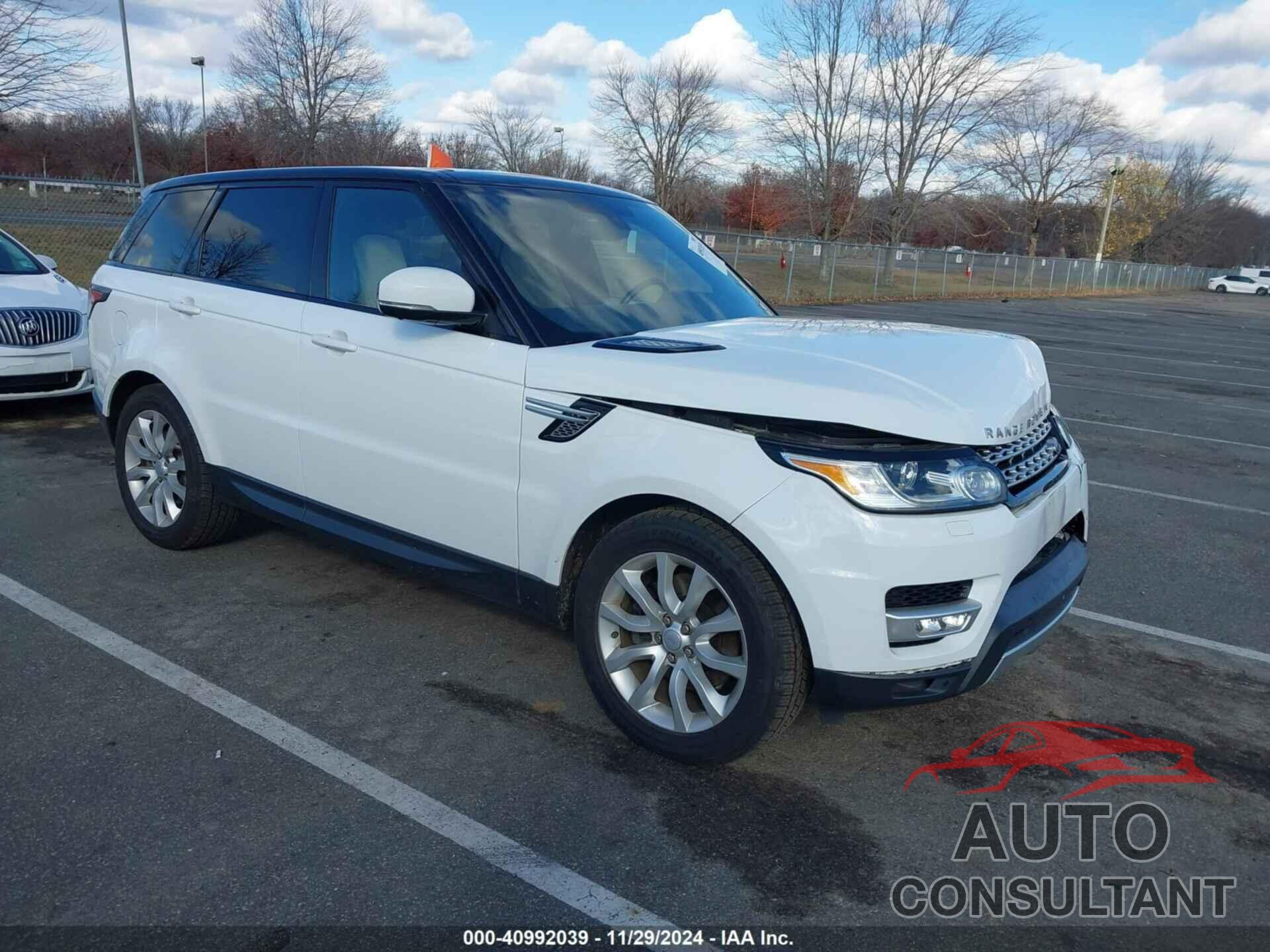 LAND ROVER RANGE ROVER SPORT 2016 - SALWR2KF8GA549360