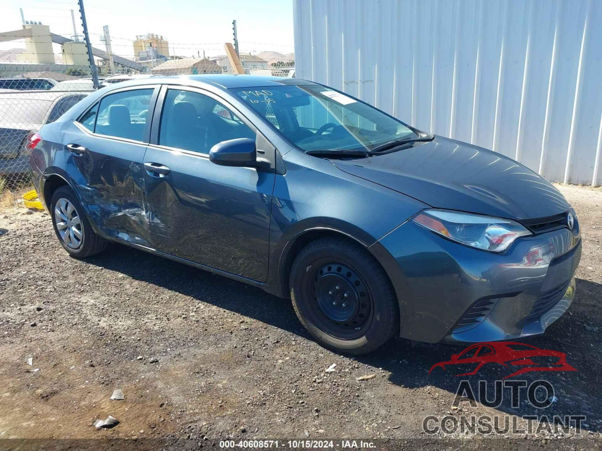 TOYOTA COROLLA 2015 - 2T1BURHE5FC337392