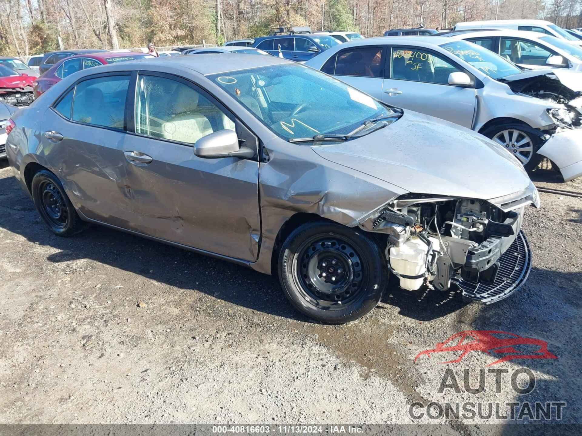 TOYOTA COROLLA 2015 - 2T1BURHEXFC303741