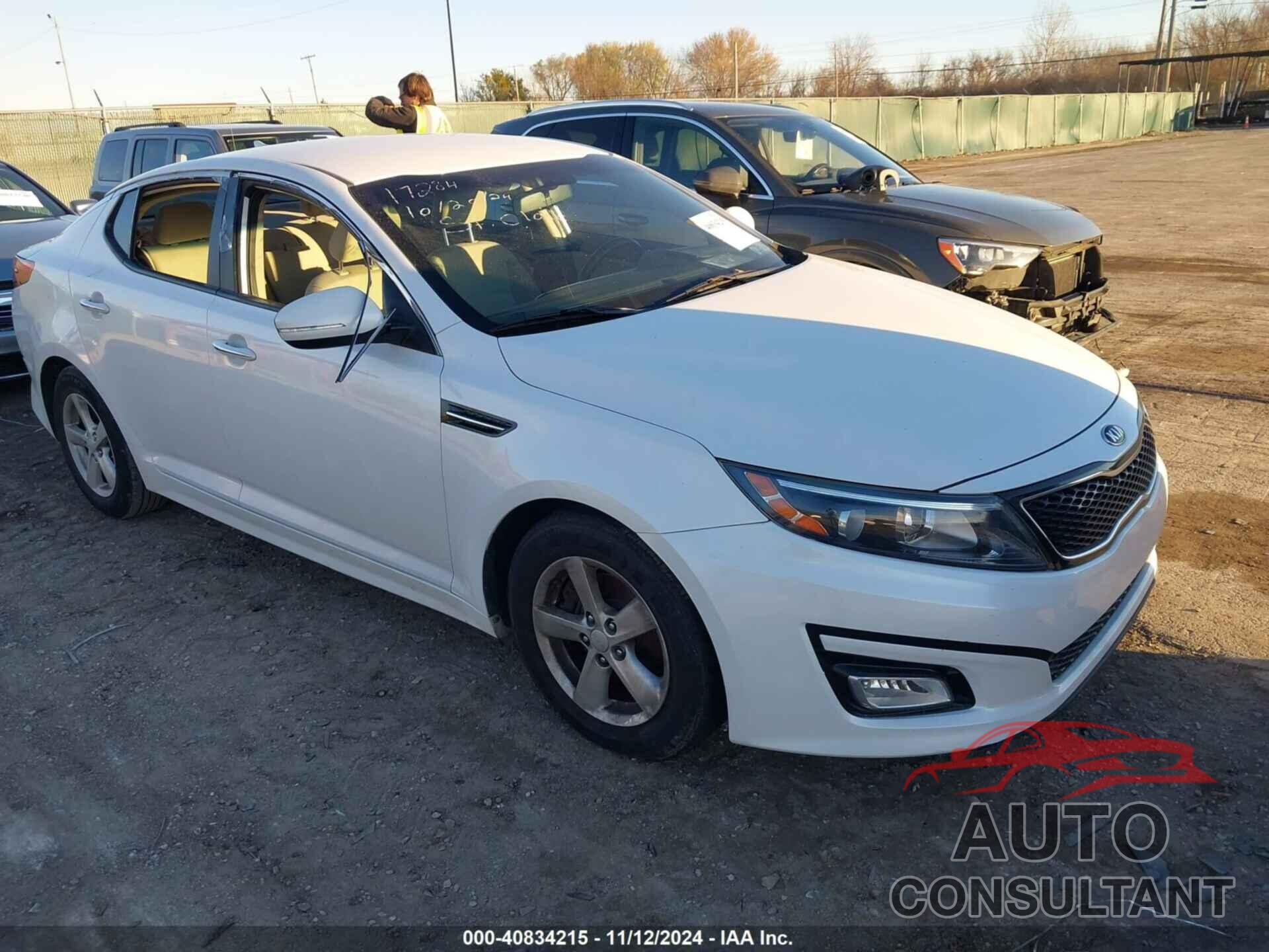 KIA OPTIMA 2015 - KNAGM4A79F5545404