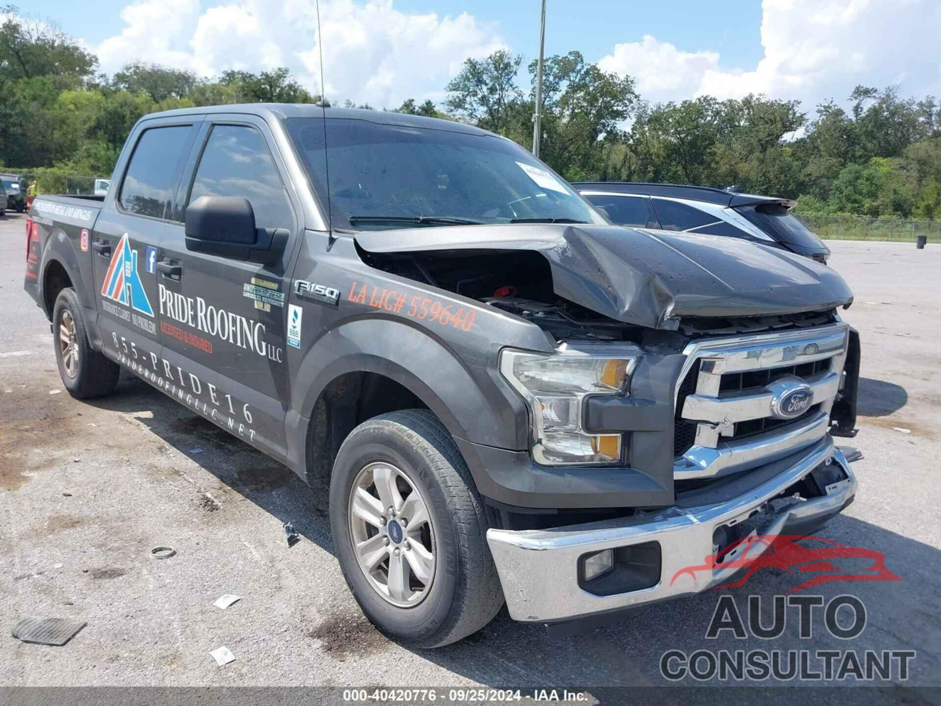 FORD F-150 2016 - 1FTEW1C81GKD80220