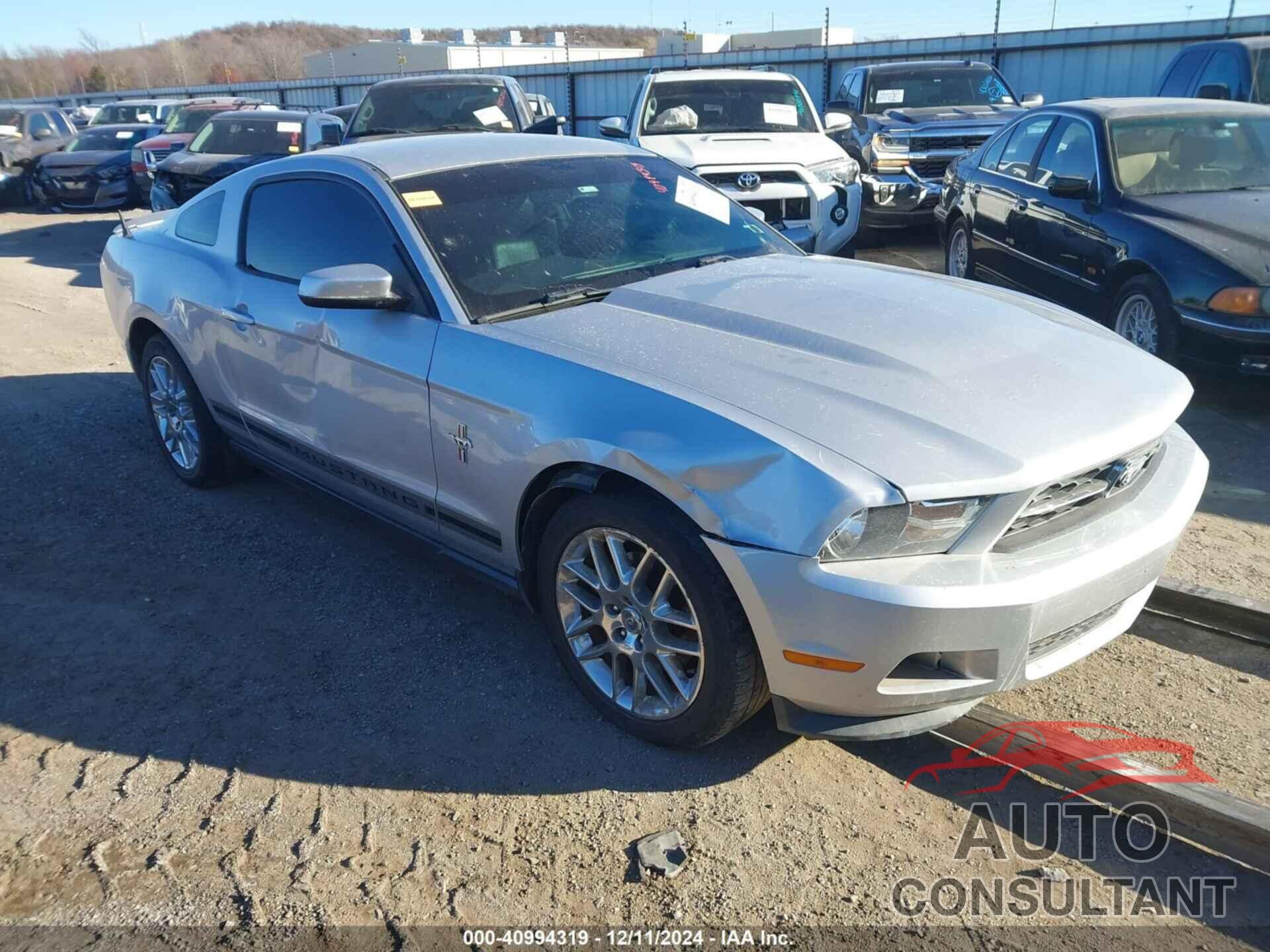 FORD MUSTANG 2012 - 1ZVBP8AM5C5278756