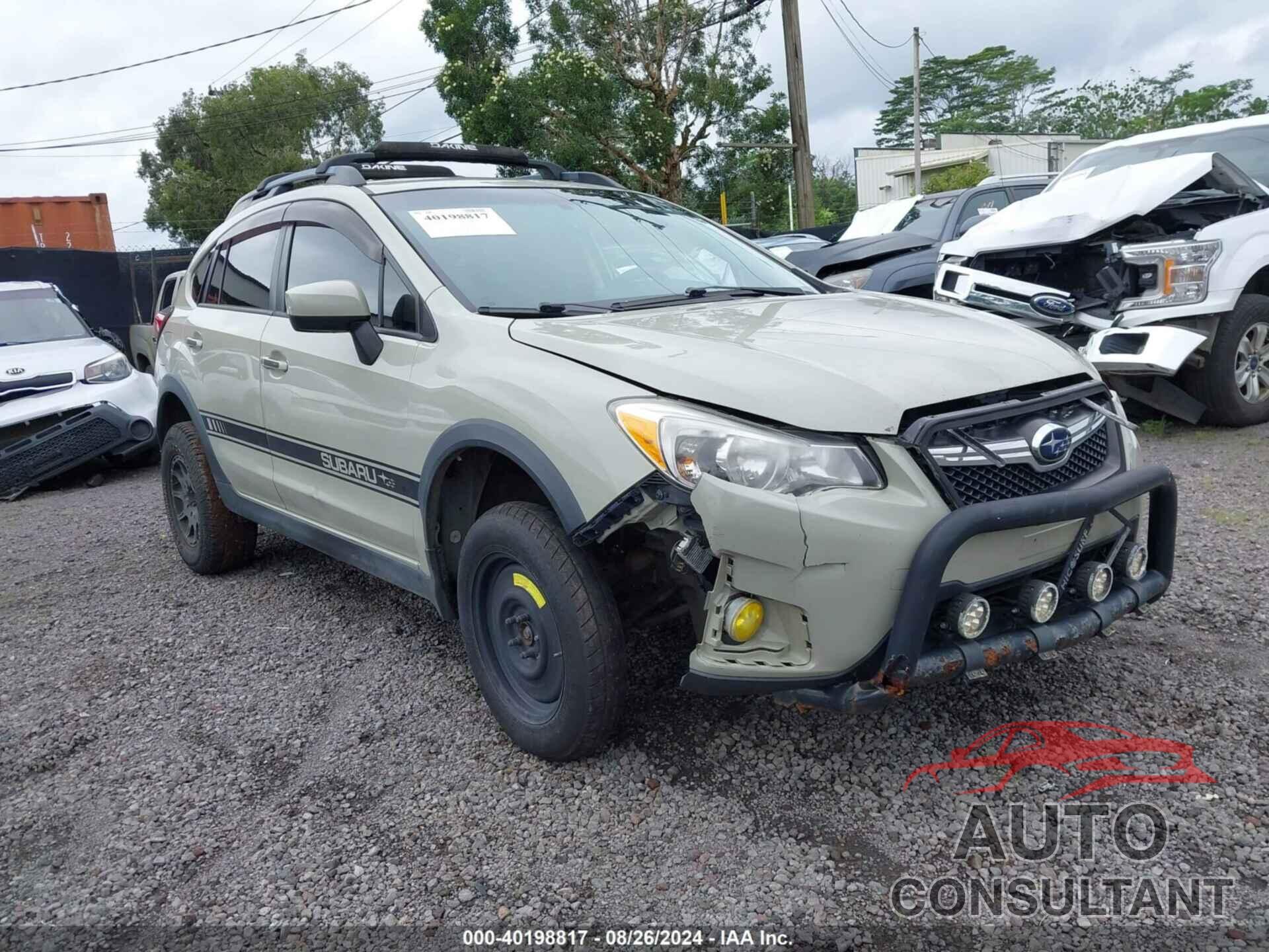 SUBARU CROSSTREK 2016 - JF2GPABC1GH288972