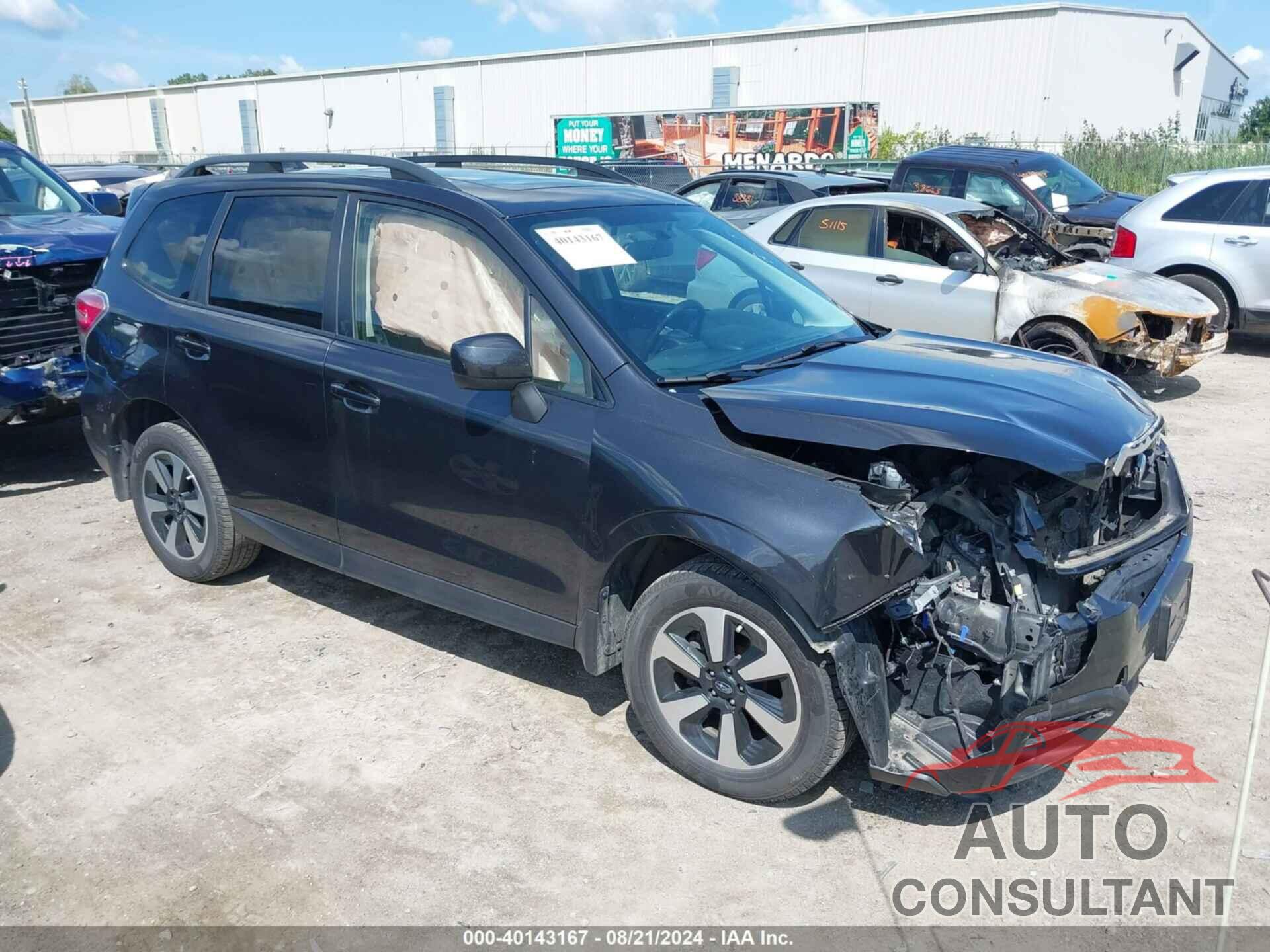 SUBARU FORESTER 2018 - JF2SJAGC6JH427618