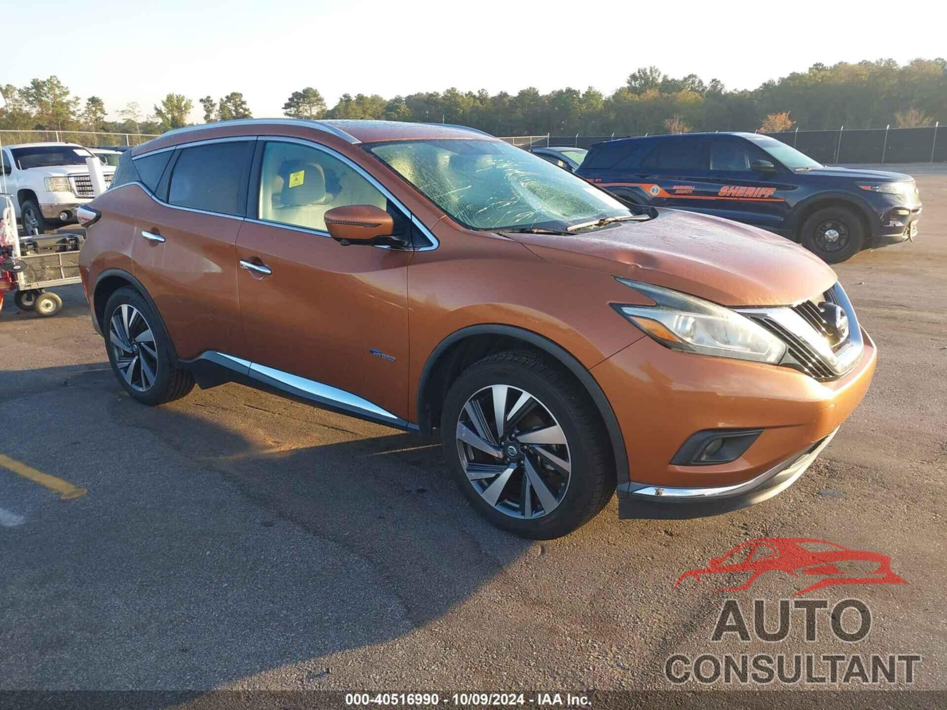 NISSAN MURANO HYBRID 2016 - 5N1CZ2MG4GN111441