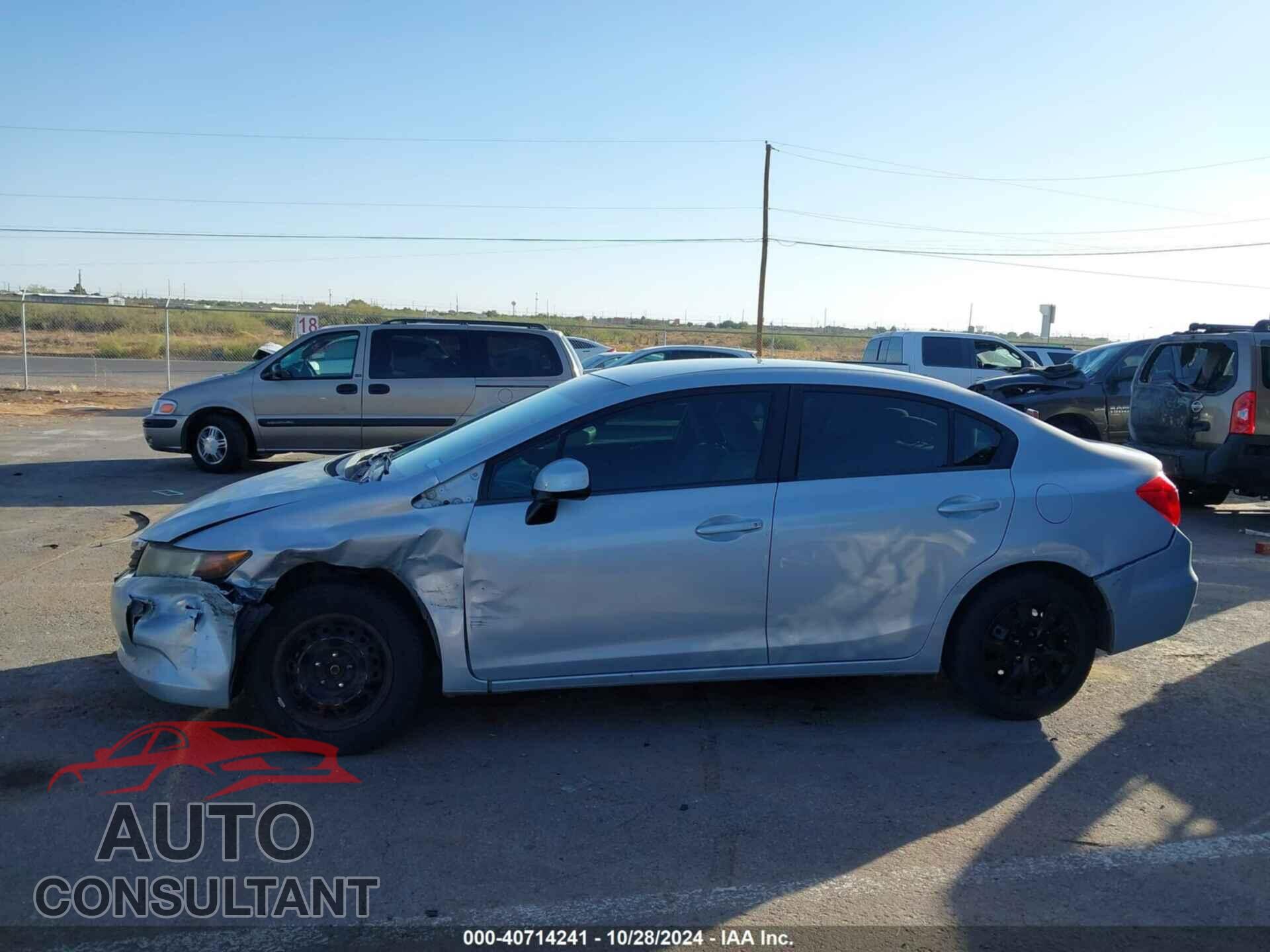 HONDA CIVIC 2012 - 2HGFB2F50CH552599