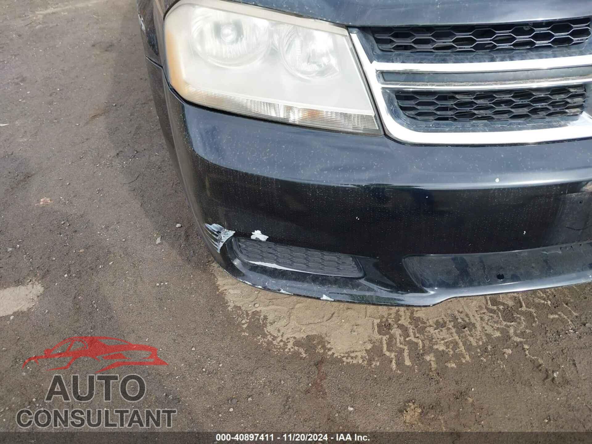 DODGE AVENGER 2013 - 1C3CDZAG0DN747872