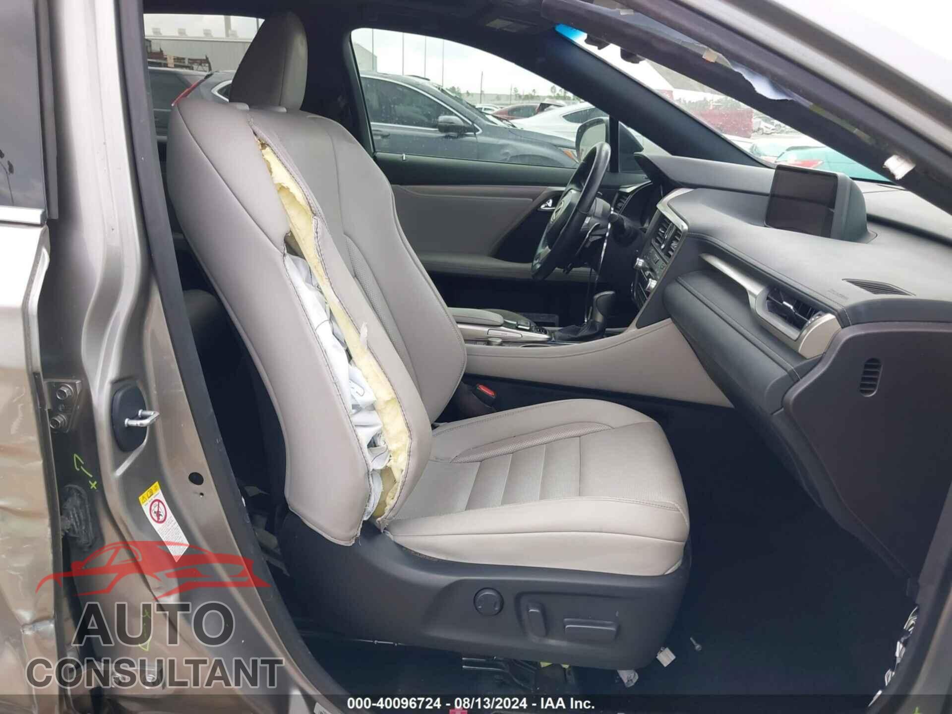 LEXUS RX 2017 - 2T2ZZMCA2HC040943