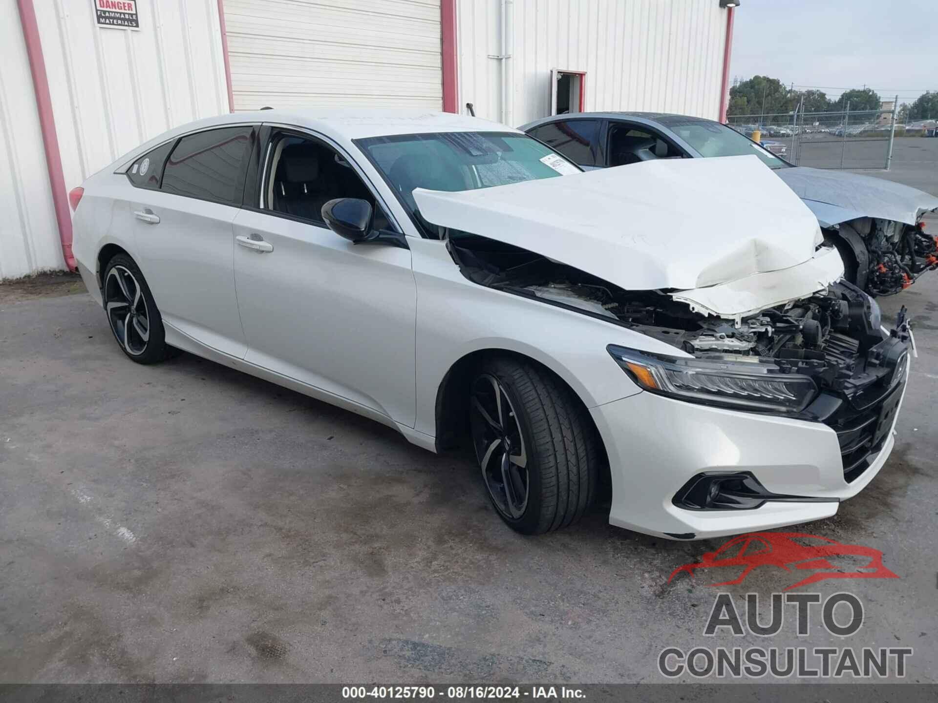 HONDA ACCORD 2021 - 1HGCV1F41MA108465