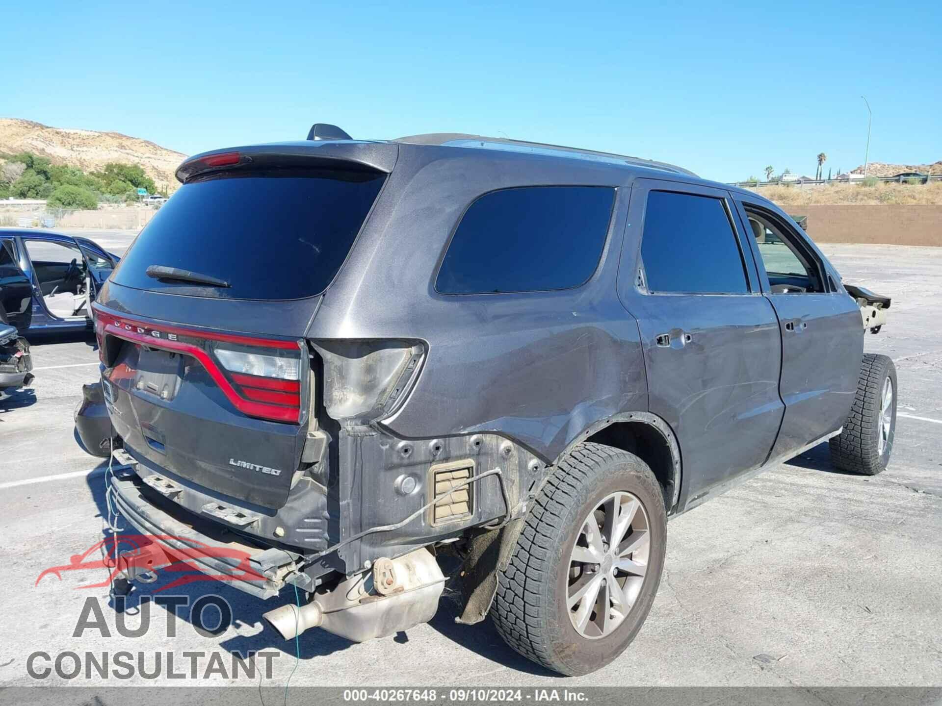 DODGE DURANGO 2016 - 1C4RDJDG2GC412843