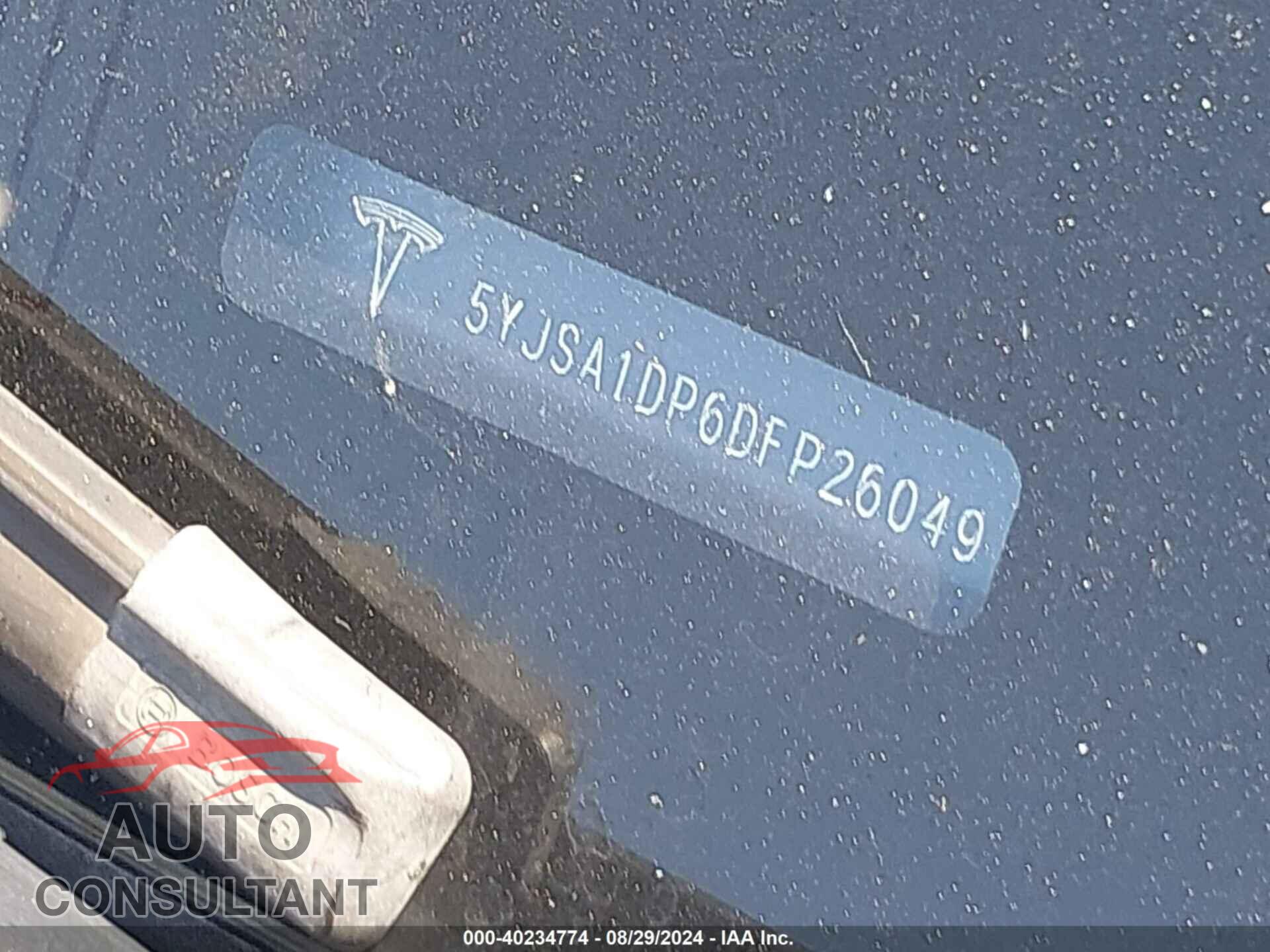 TESLA MODEL S 2013 - 5YJSA1DP6DFP26049