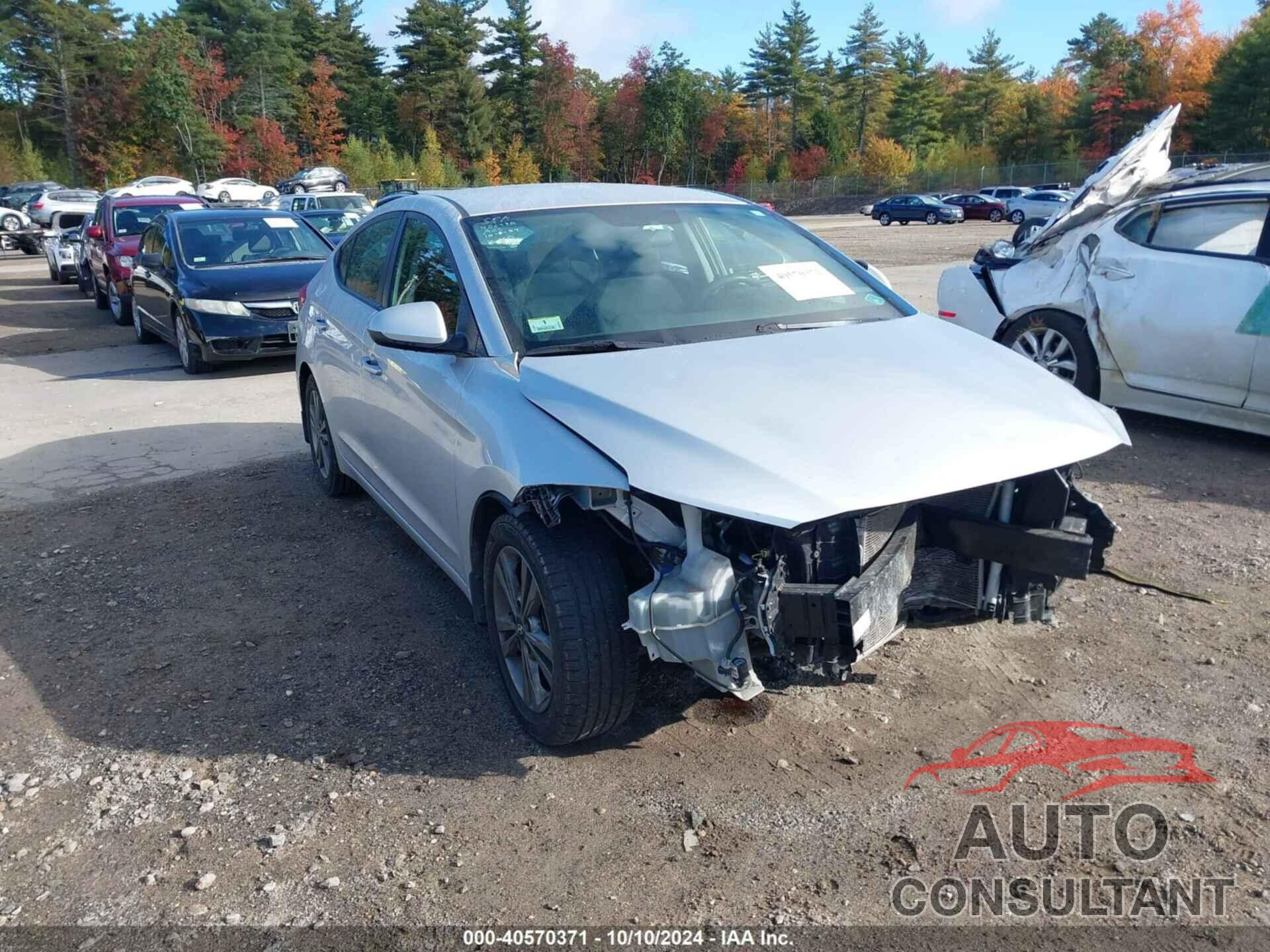 HYUNDAI ELANTRA 2018 - 5NPD84LF4JH276882