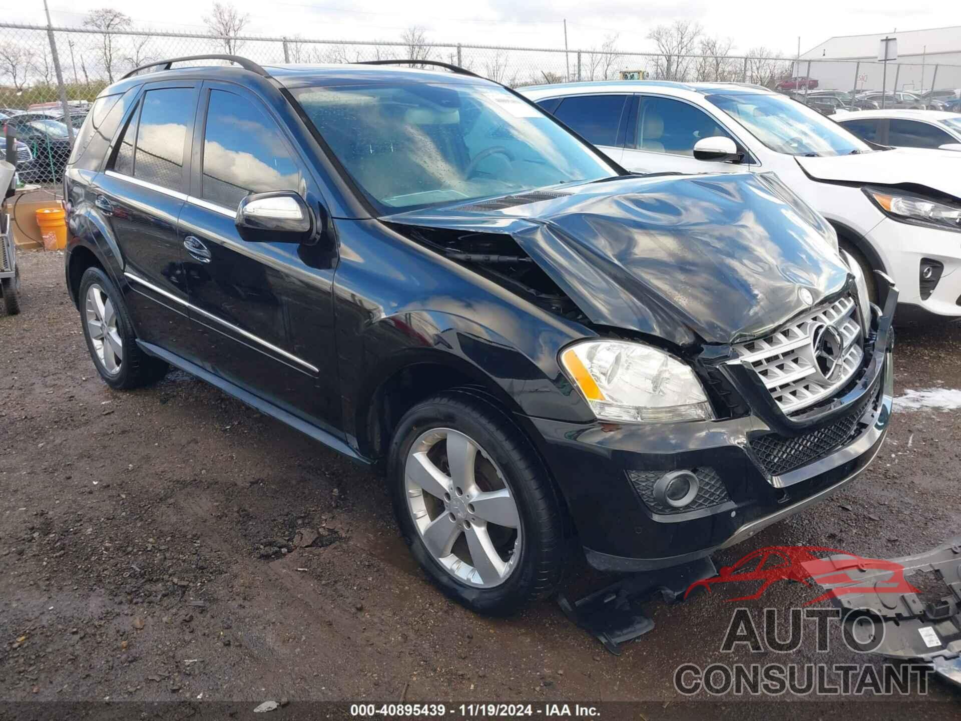 MERCEDES-BENZ ML 350 2010 - 4JGBB8GB3AA608434