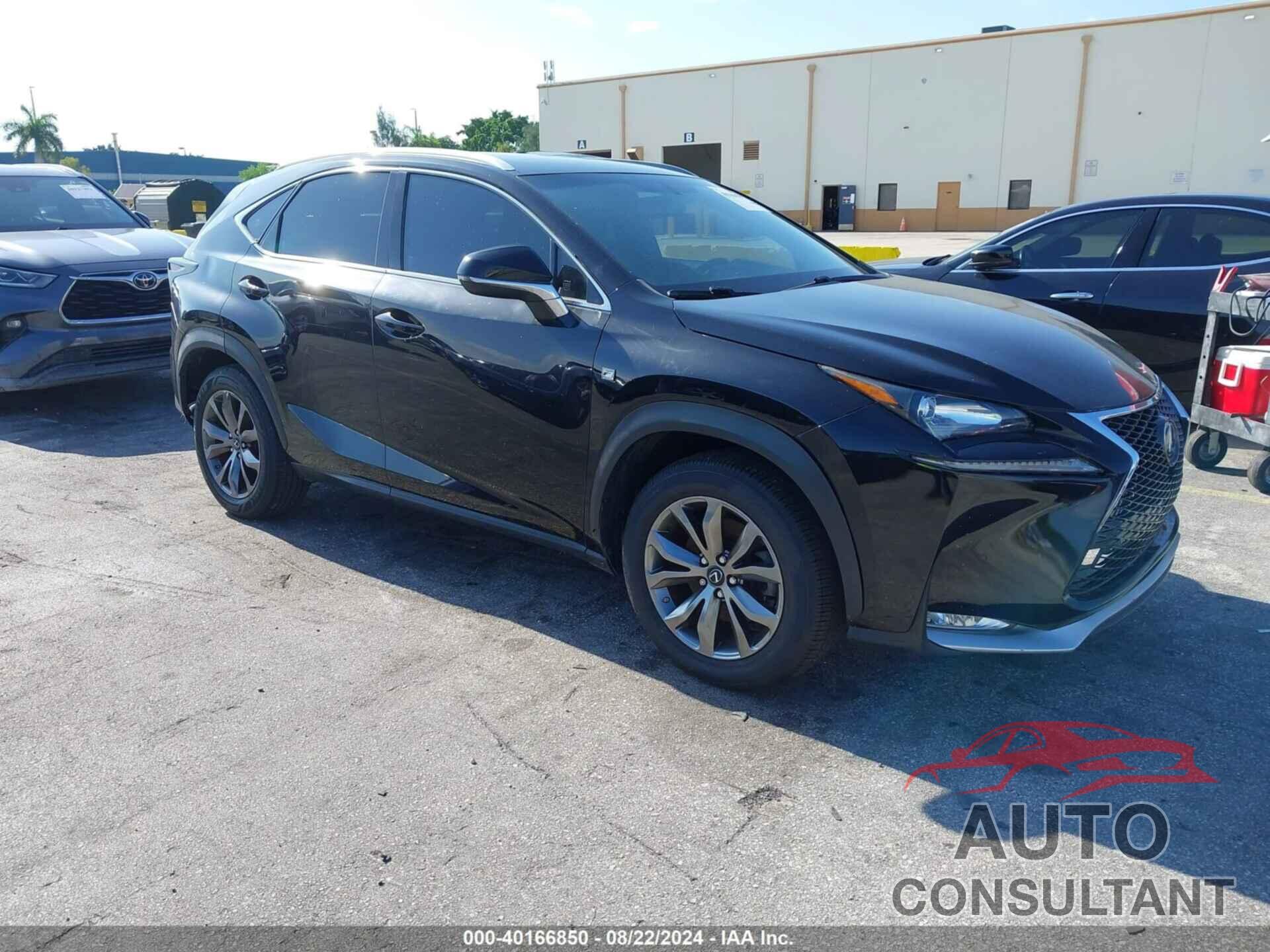 LEXUS NX 200T 2017 - JTJYARBZXH2070909