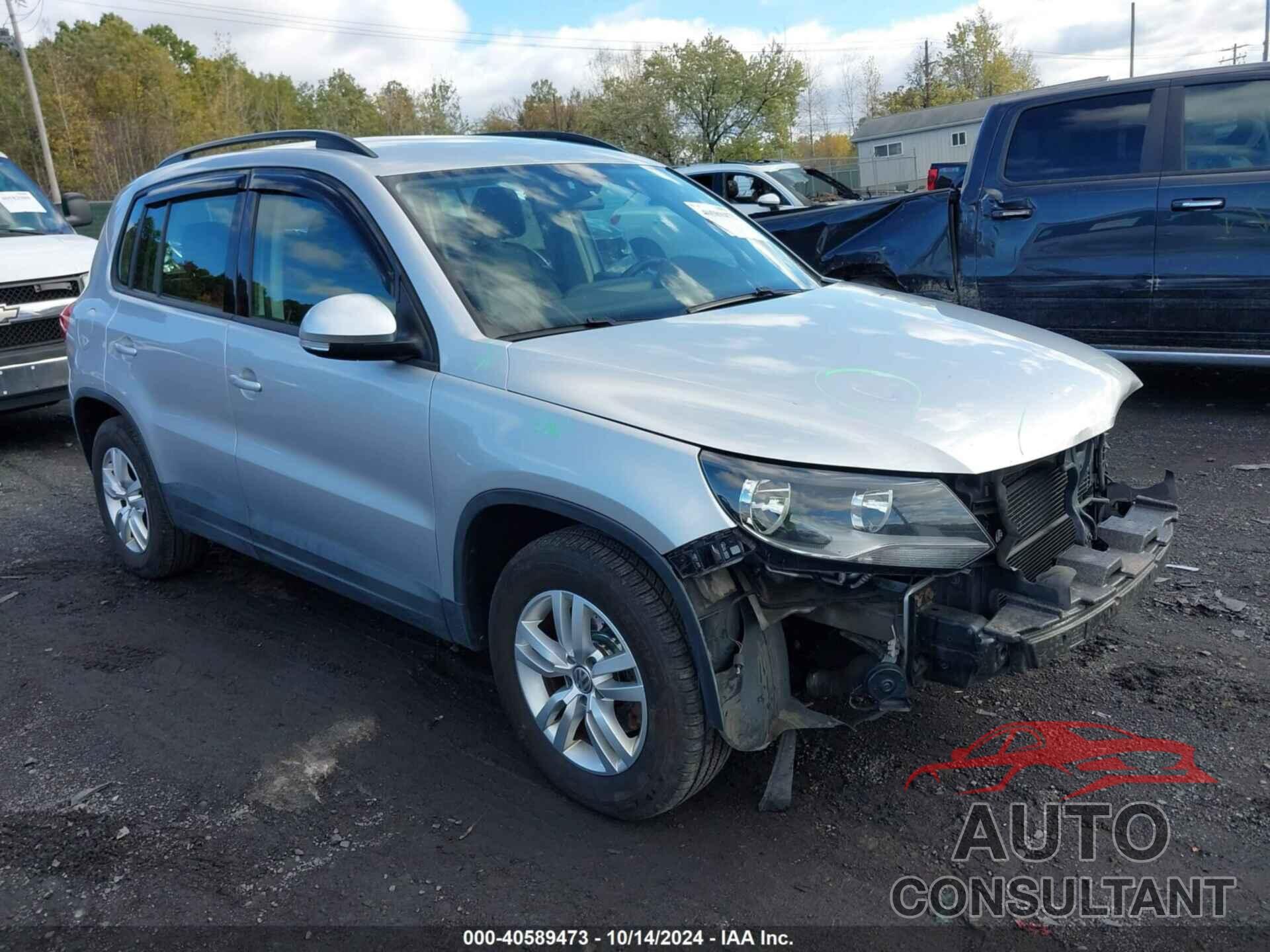 VOLKSWAGEN TIGUAN 2016 - WVGBV7AX6GW574099