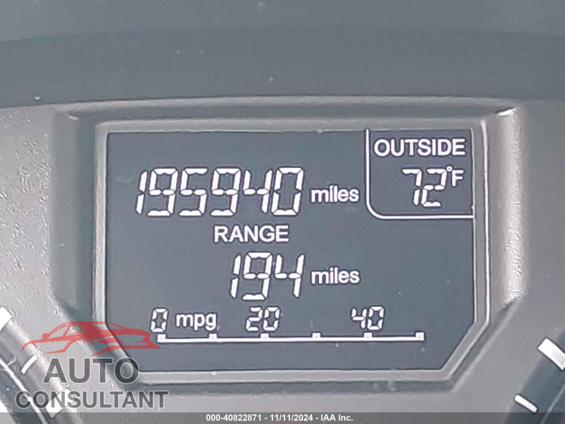 HONDA ODYSSEY 2012 - 5FNRL5H49CB109727
