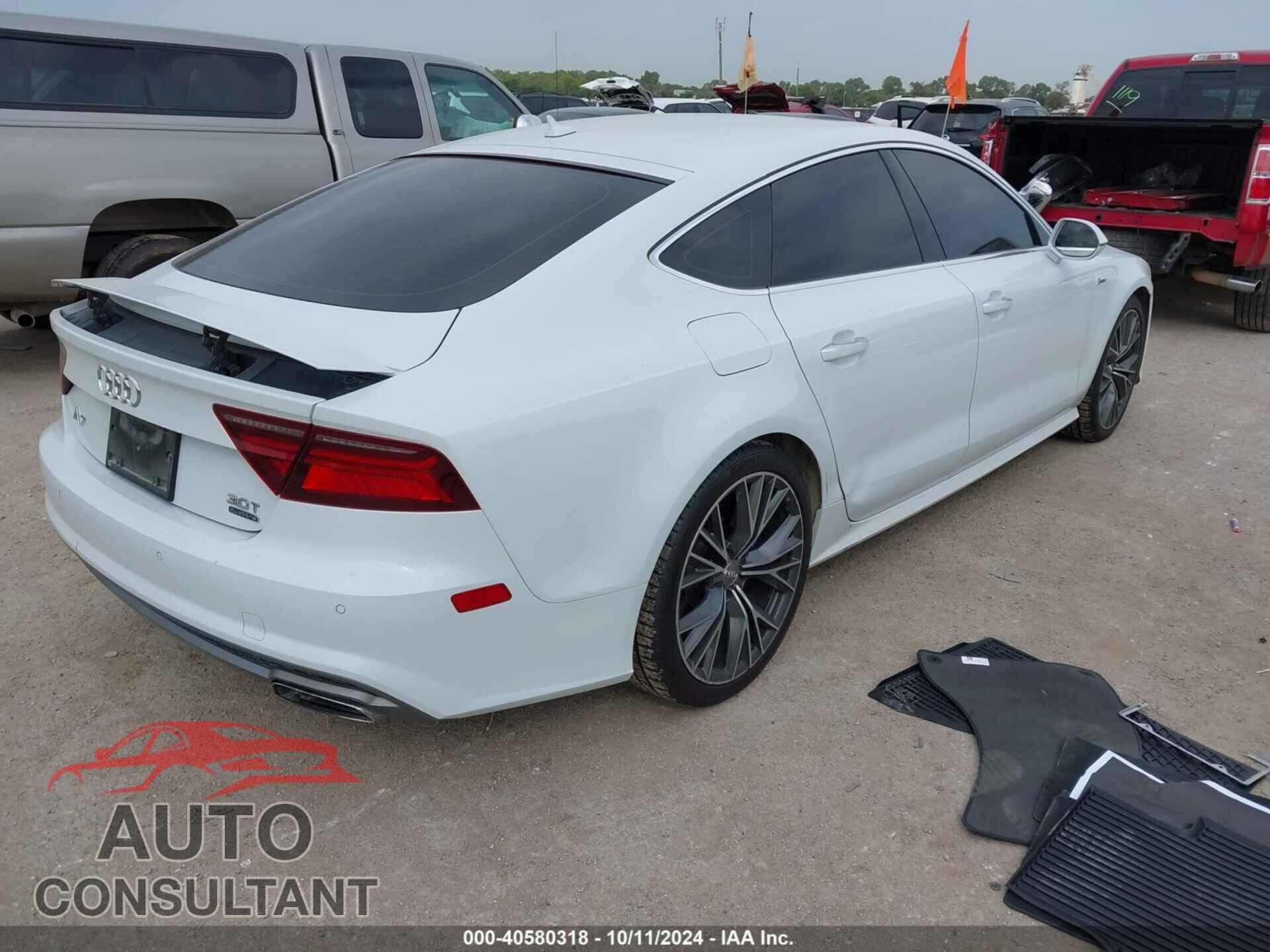 AUDI A7 2016 - WAU2GAFC3GN045407