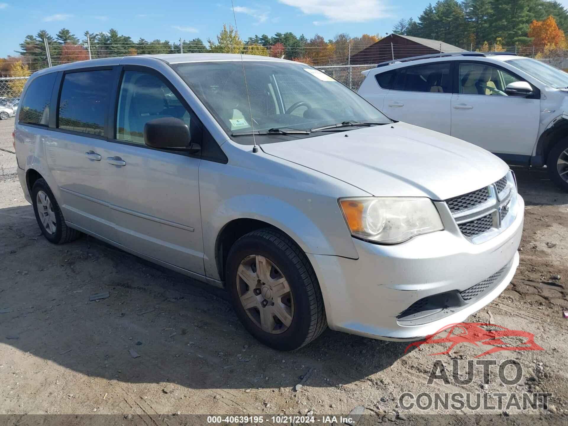 DODGE GRAND CARAVAN 2012 - 2C4RDGBG1CR388087