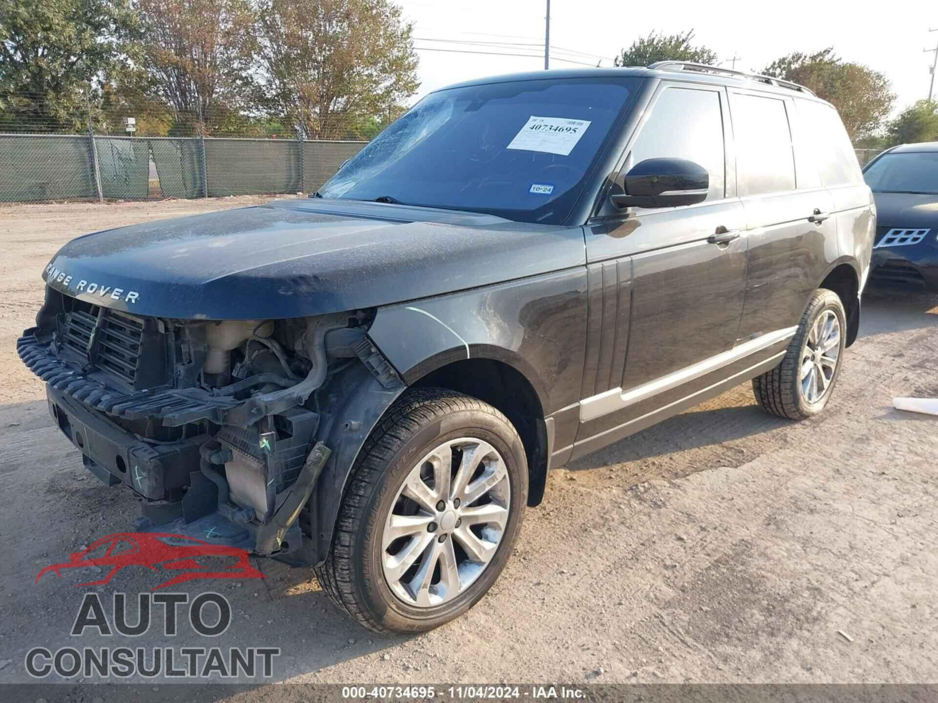 LAND ROVER RANGE ROVER 2016 - SALGS2KF3GA248066