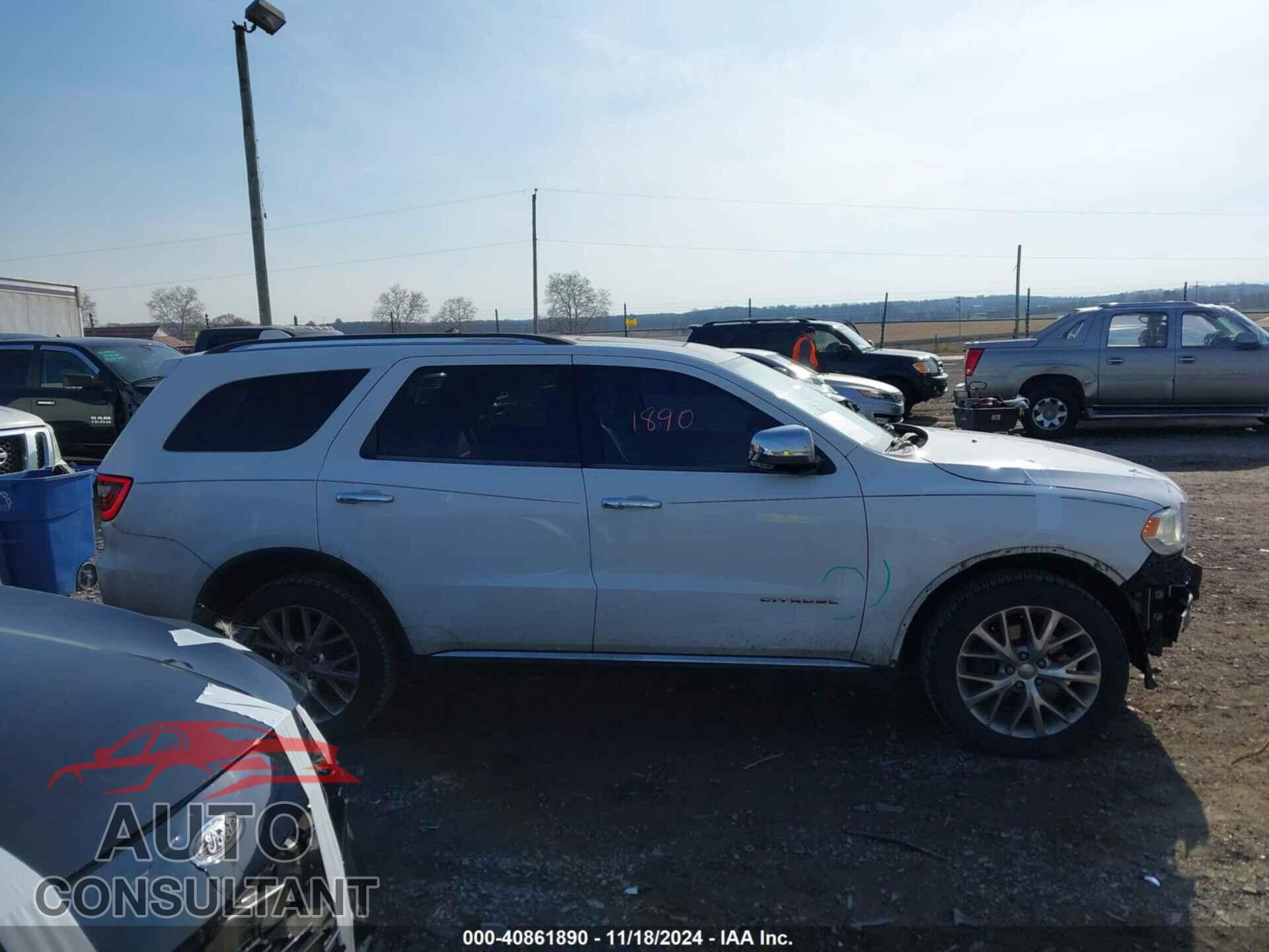 DODGE DURANGO 2015 - 1C4RDJEGXFC772262