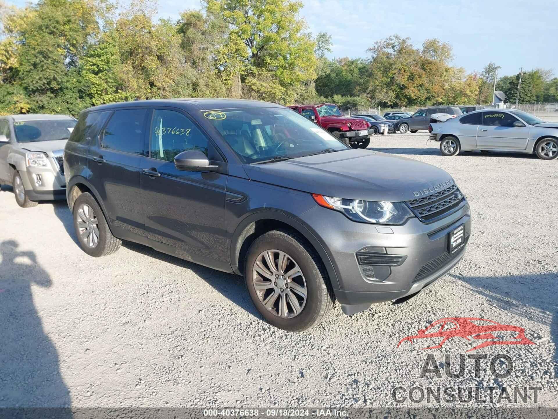 LAND ROVER DISCOVERY SPORT 2016 - SALCP2BGXGH611933